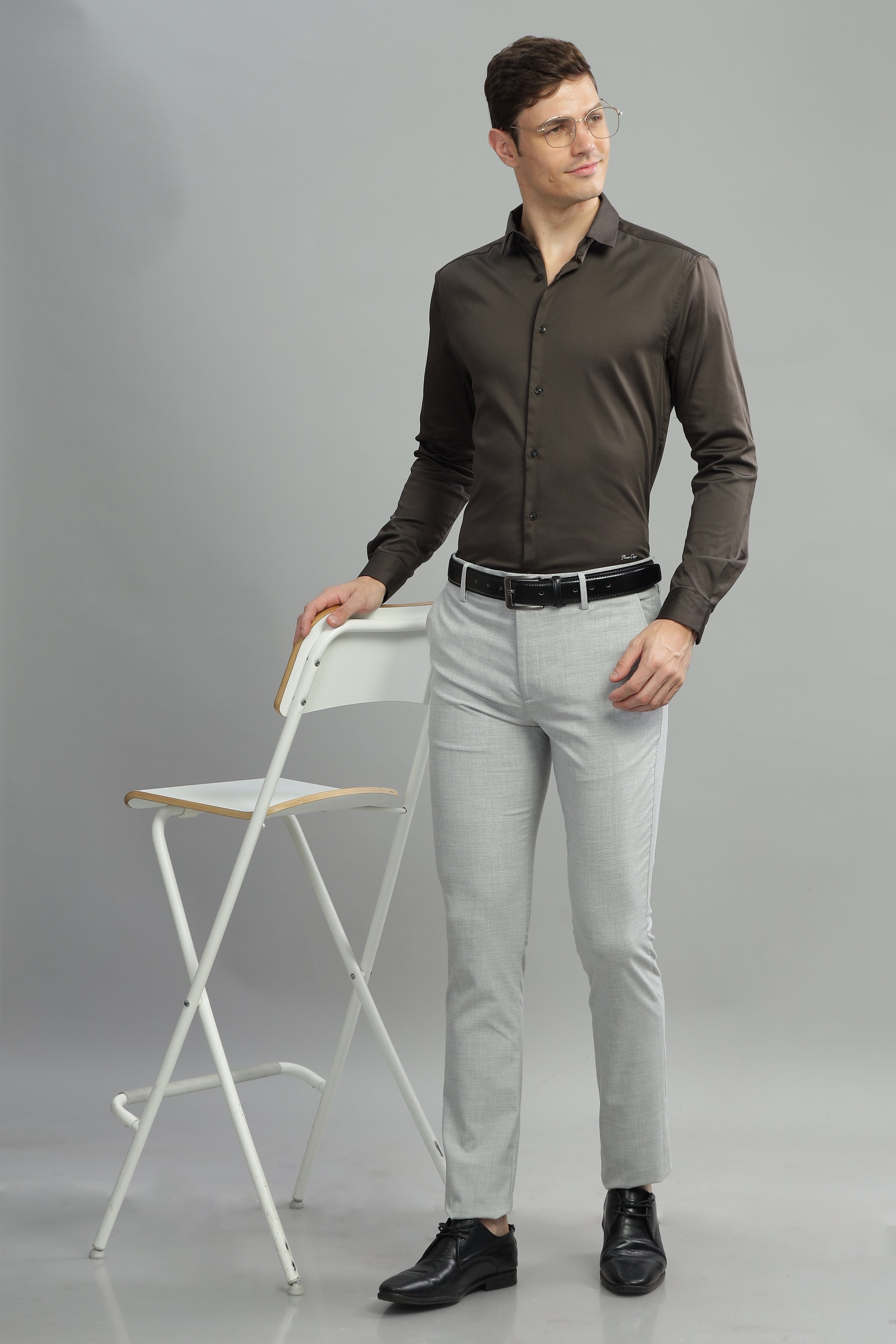 Timeless Twill Solid Long Sleeves Shirt