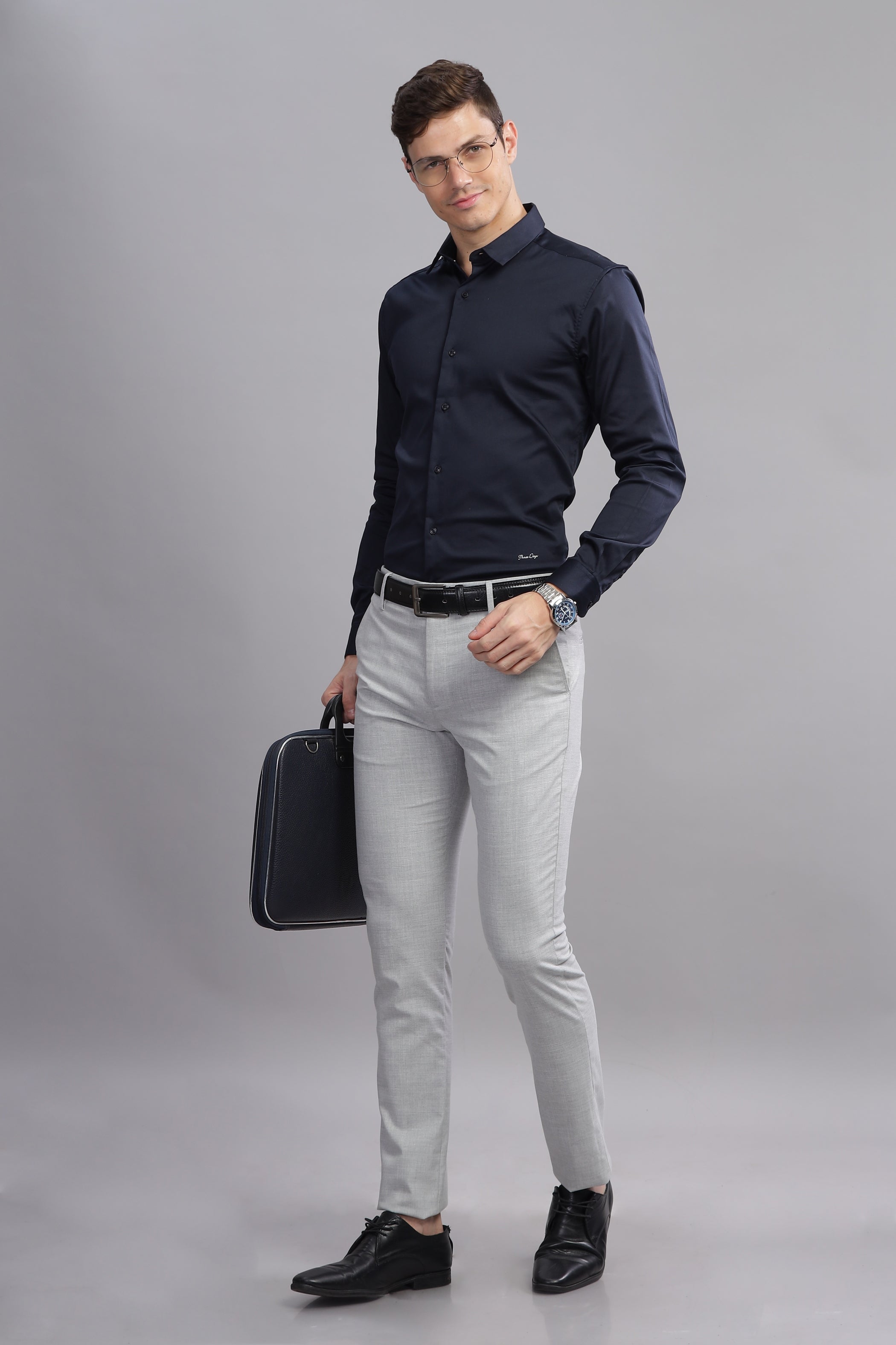 Essensce Ease Solid Long Sleeves Shirt