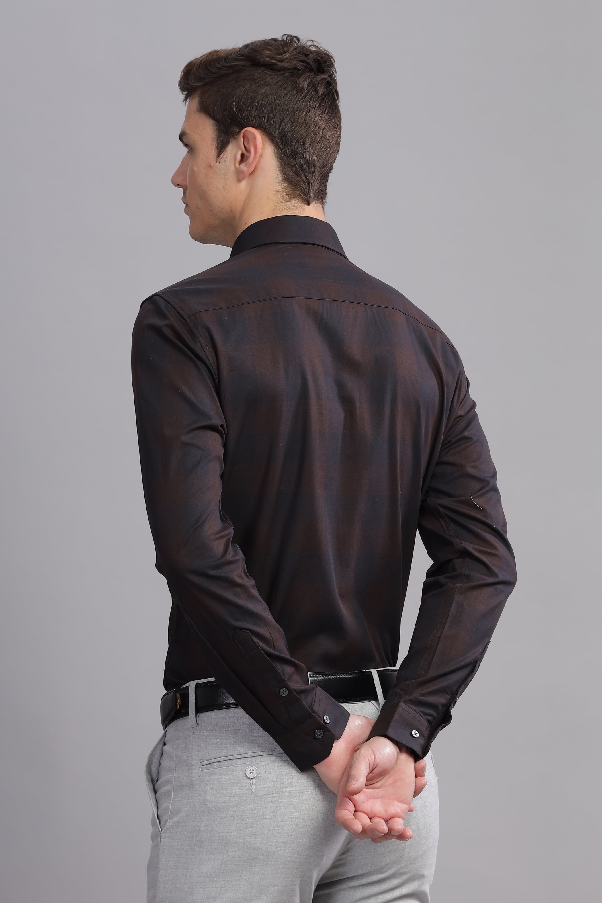 Grandeur Checkered Long Sleeve Shirt