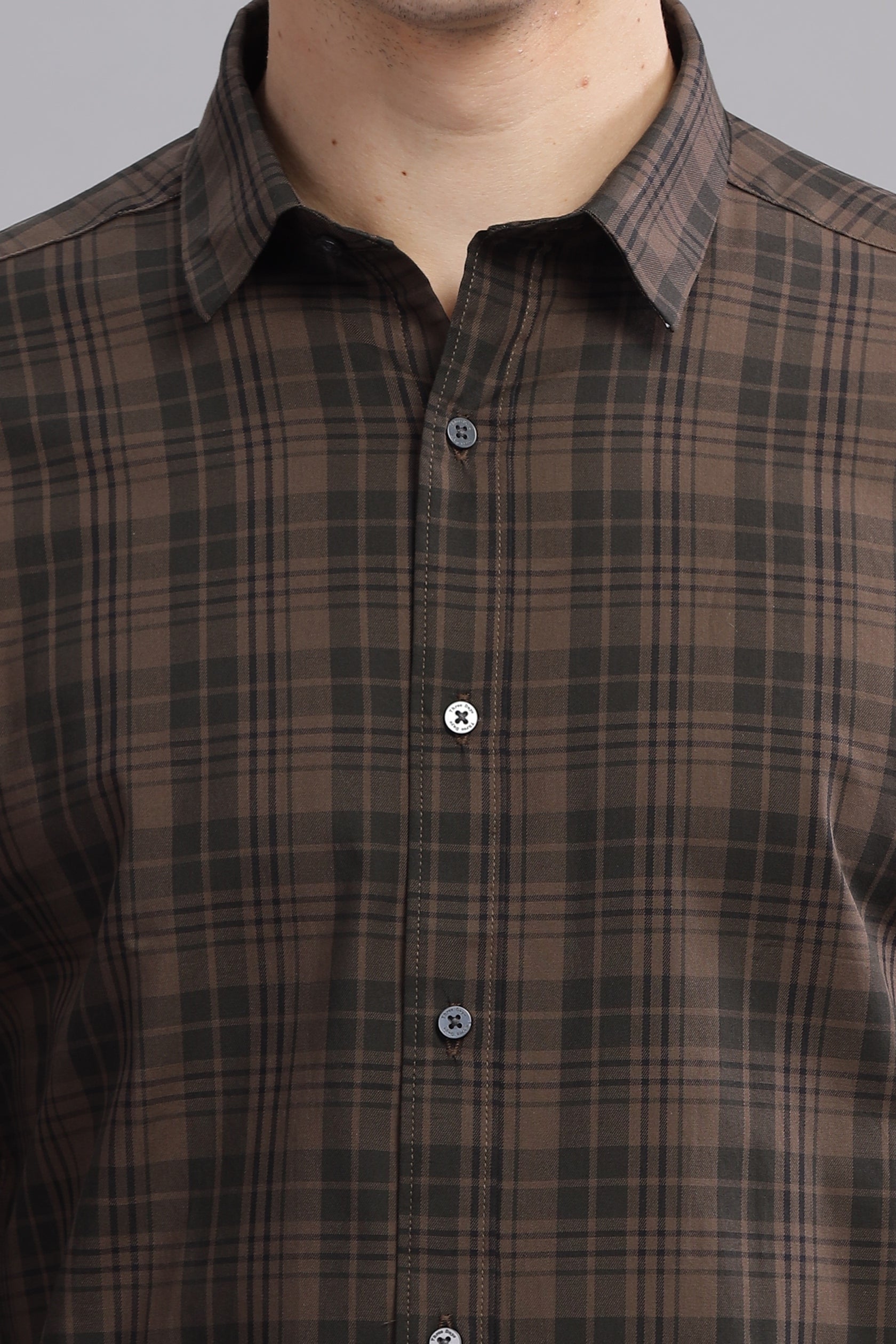 Tartan Checkered Slim Fit Shirt