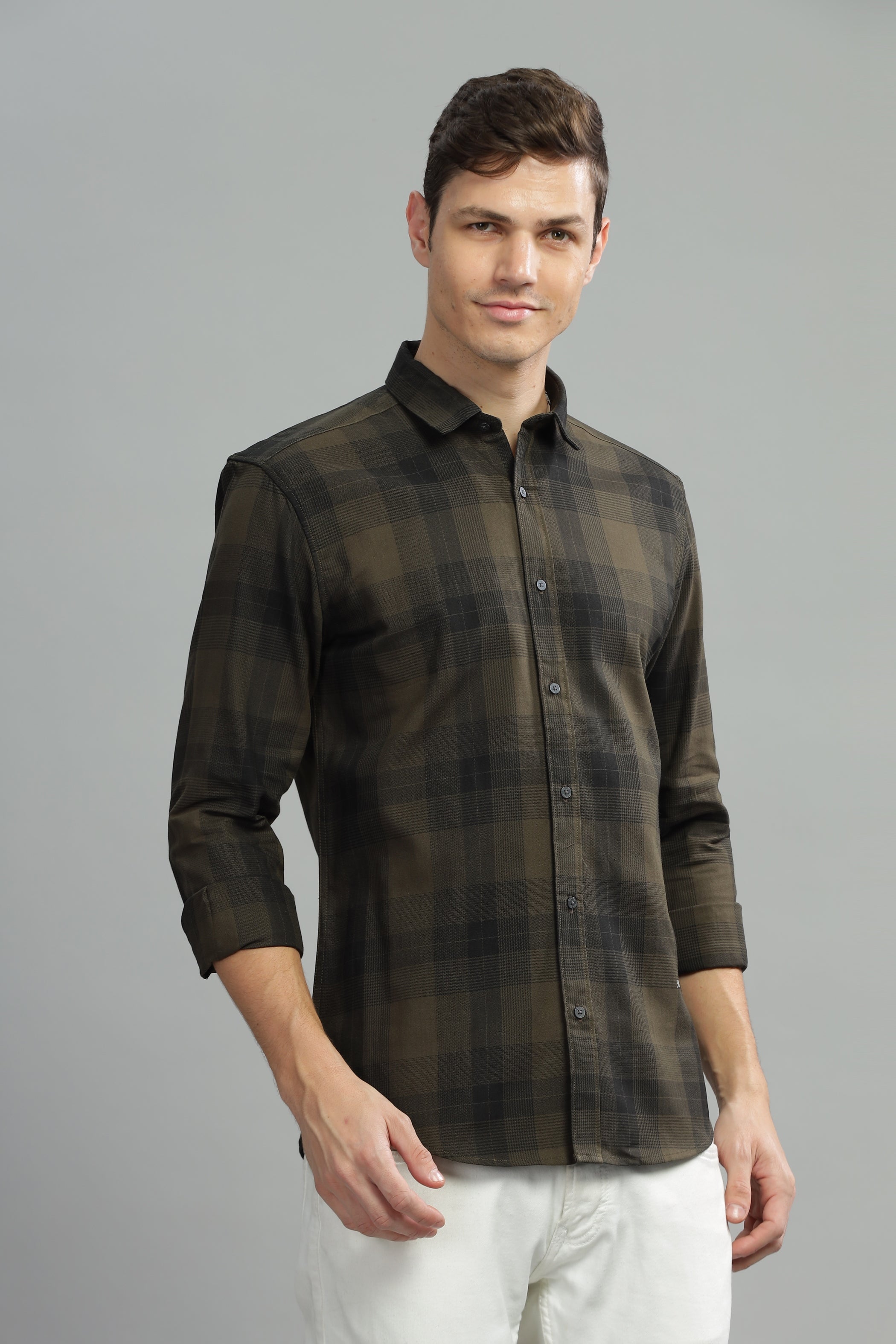 Metro Blend Checkered Long Sleeve Shirt