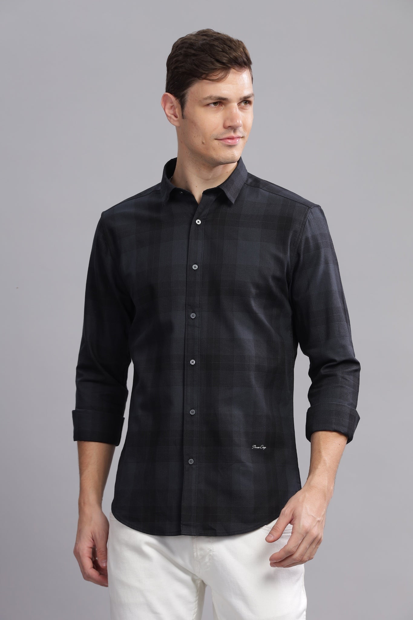 Checkered Charm Long Sleeve Shirt