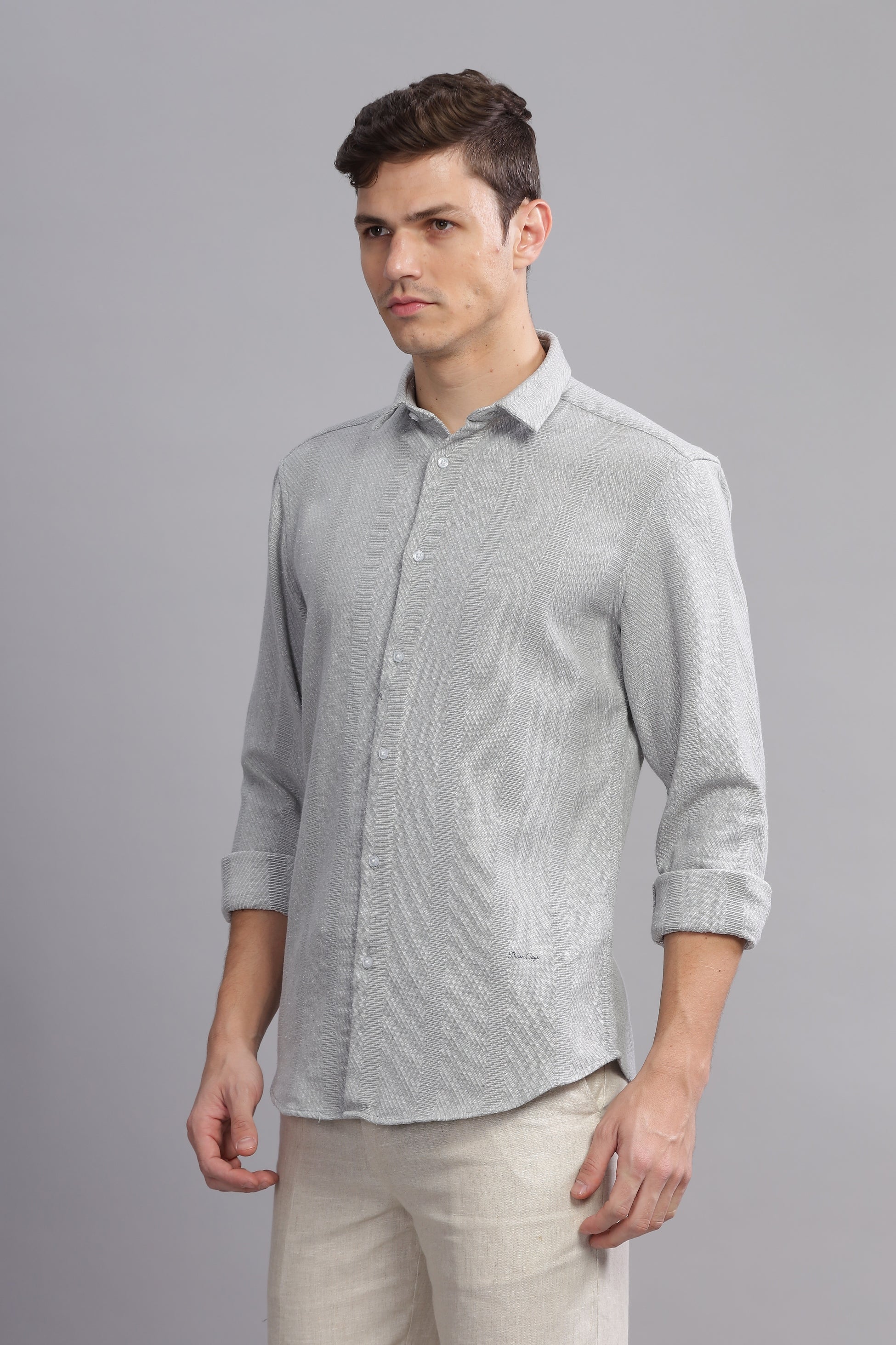 Textured Trove Blended Shirt