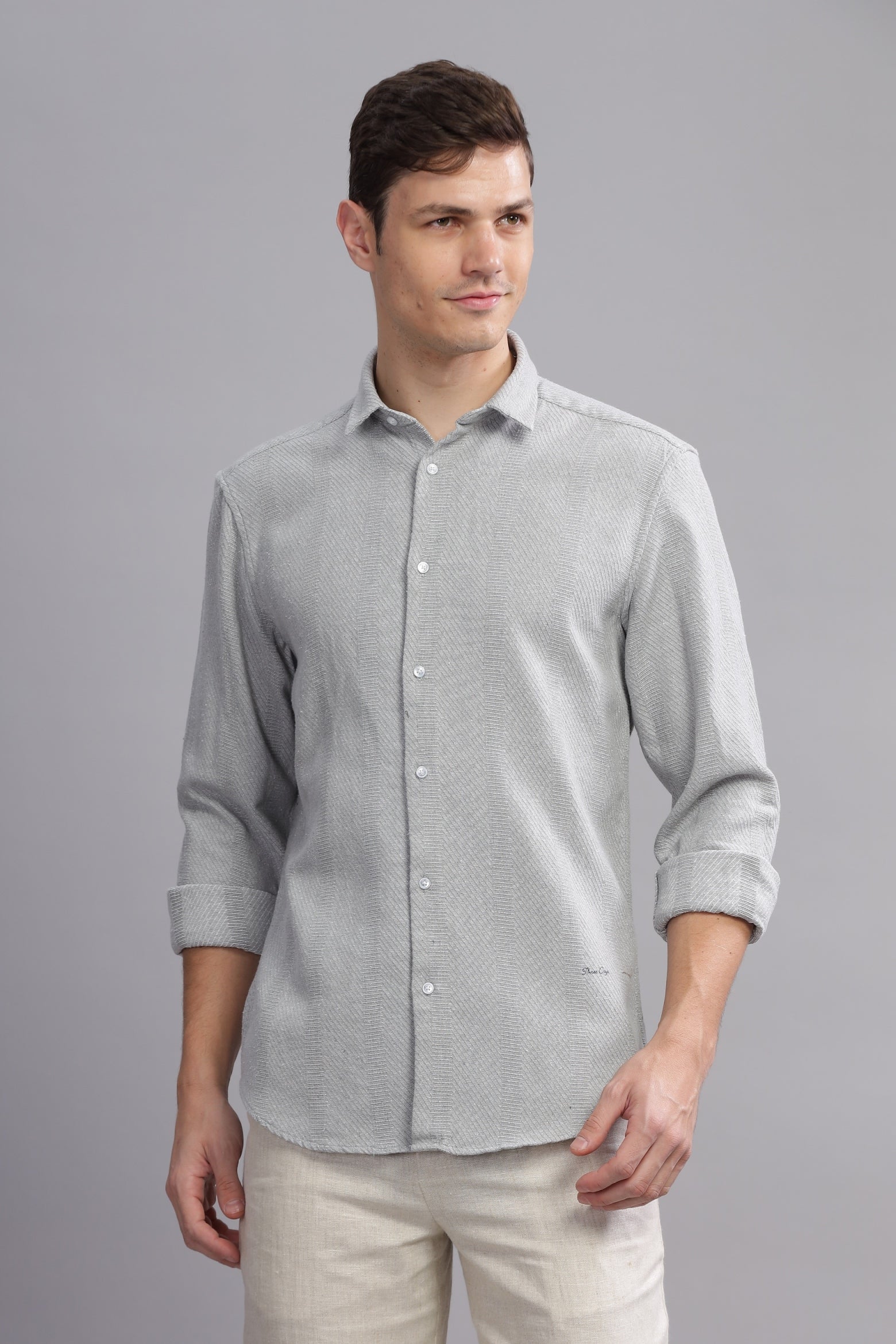 Textured Trove Blended Shirt