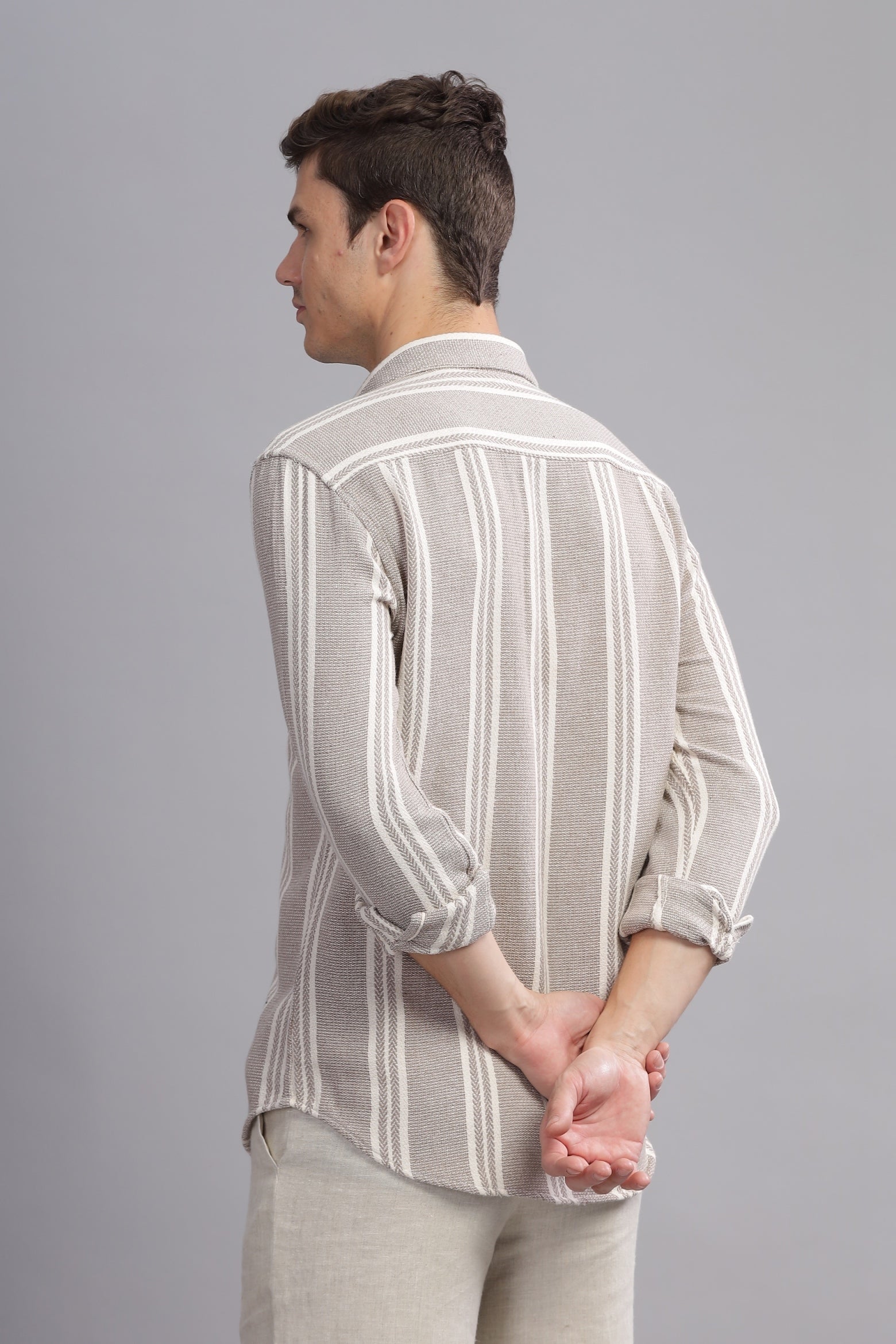 Grand Gauze Textured Blended Shirt