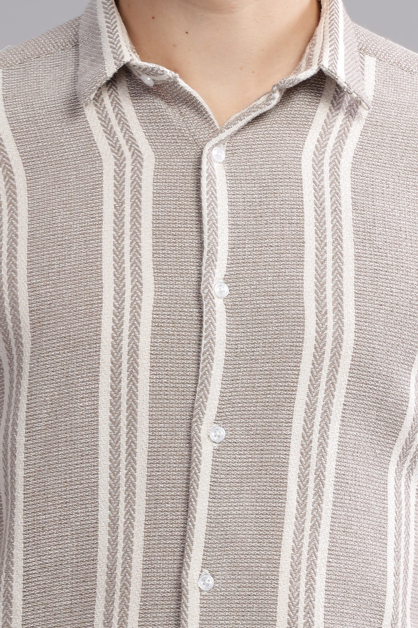 Grand Gauze Textured Blended Shirt