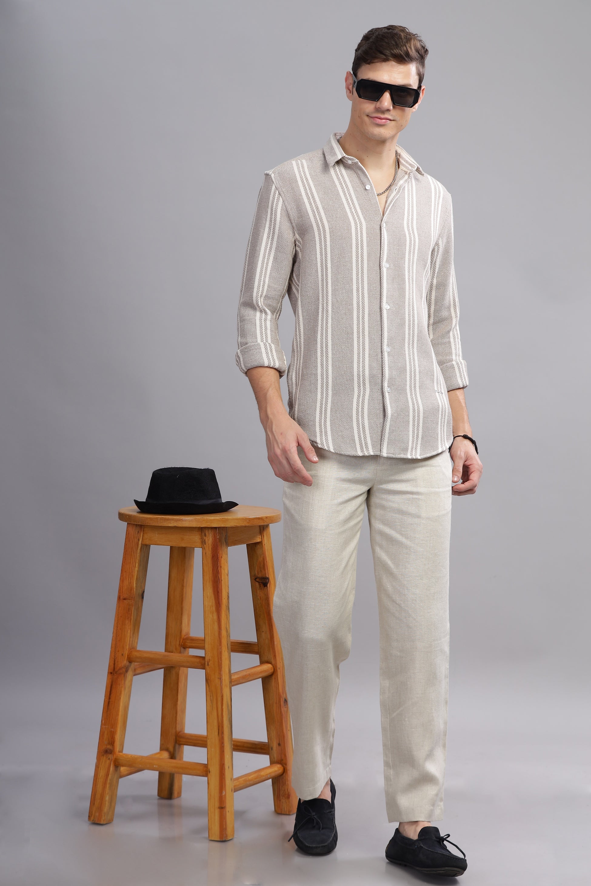 Grand Gauze Textured Blended Shirt