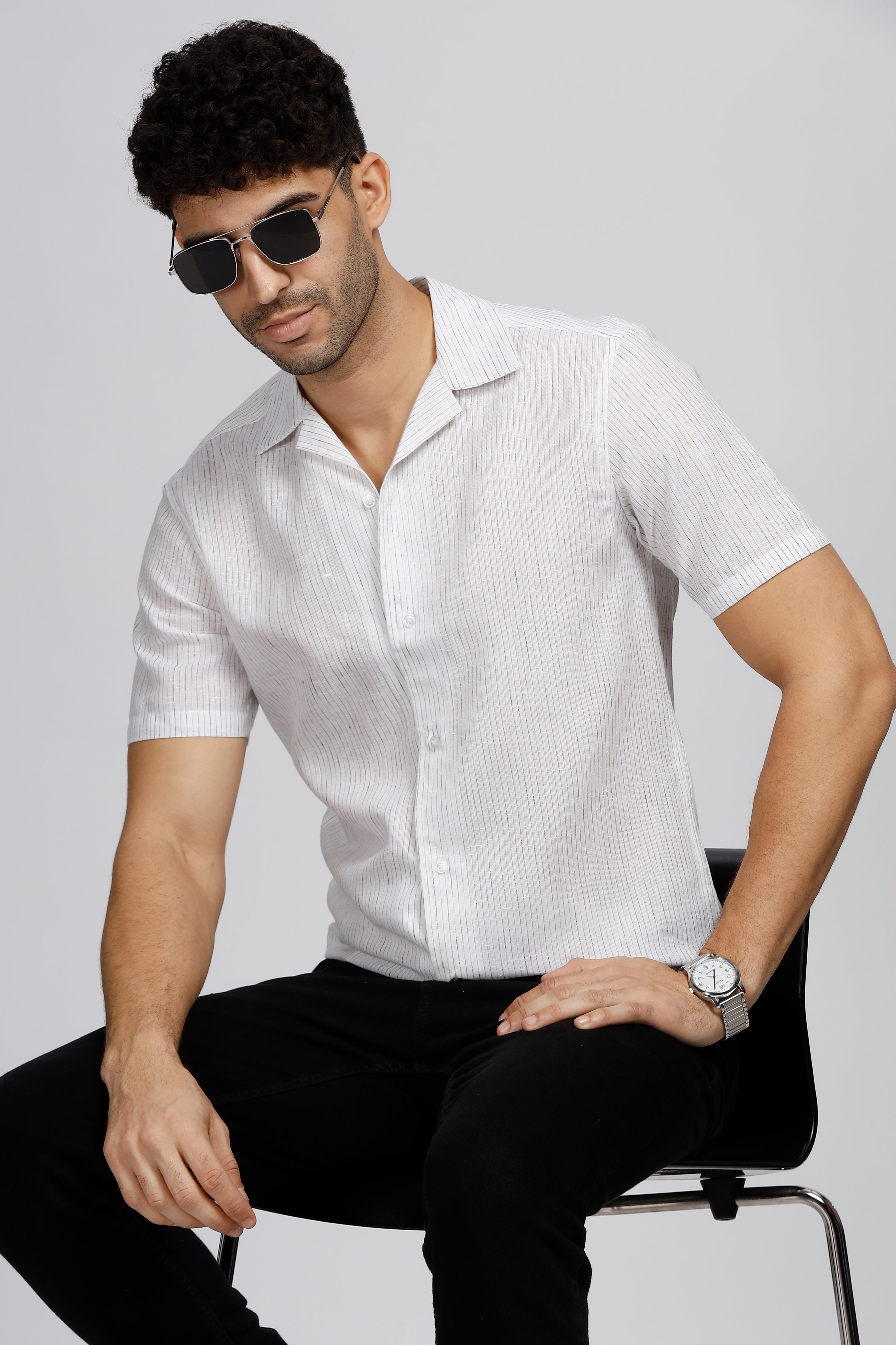 Mono Shade Linen Shirts