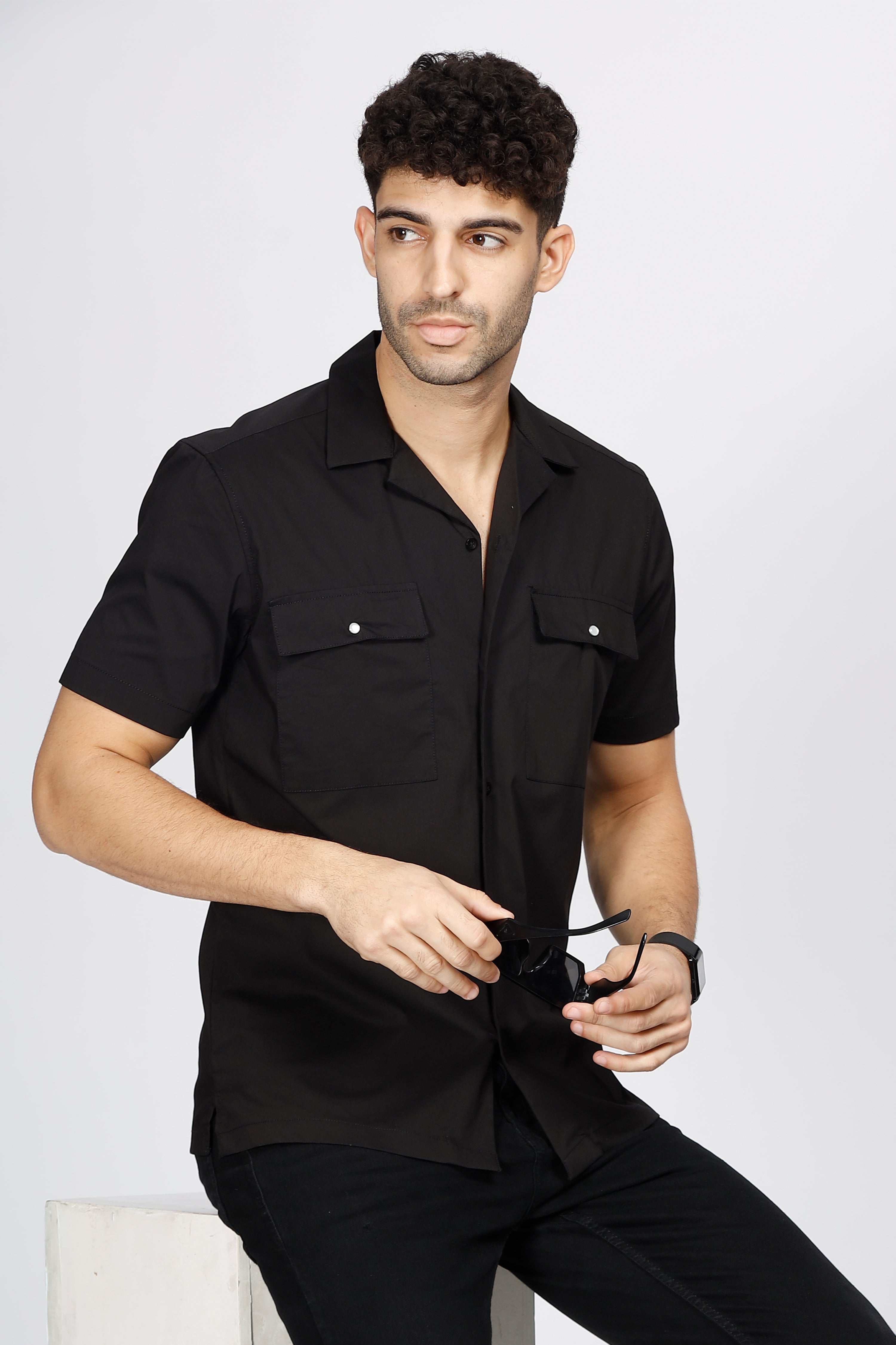 Singular Style Double Pocket Shirt