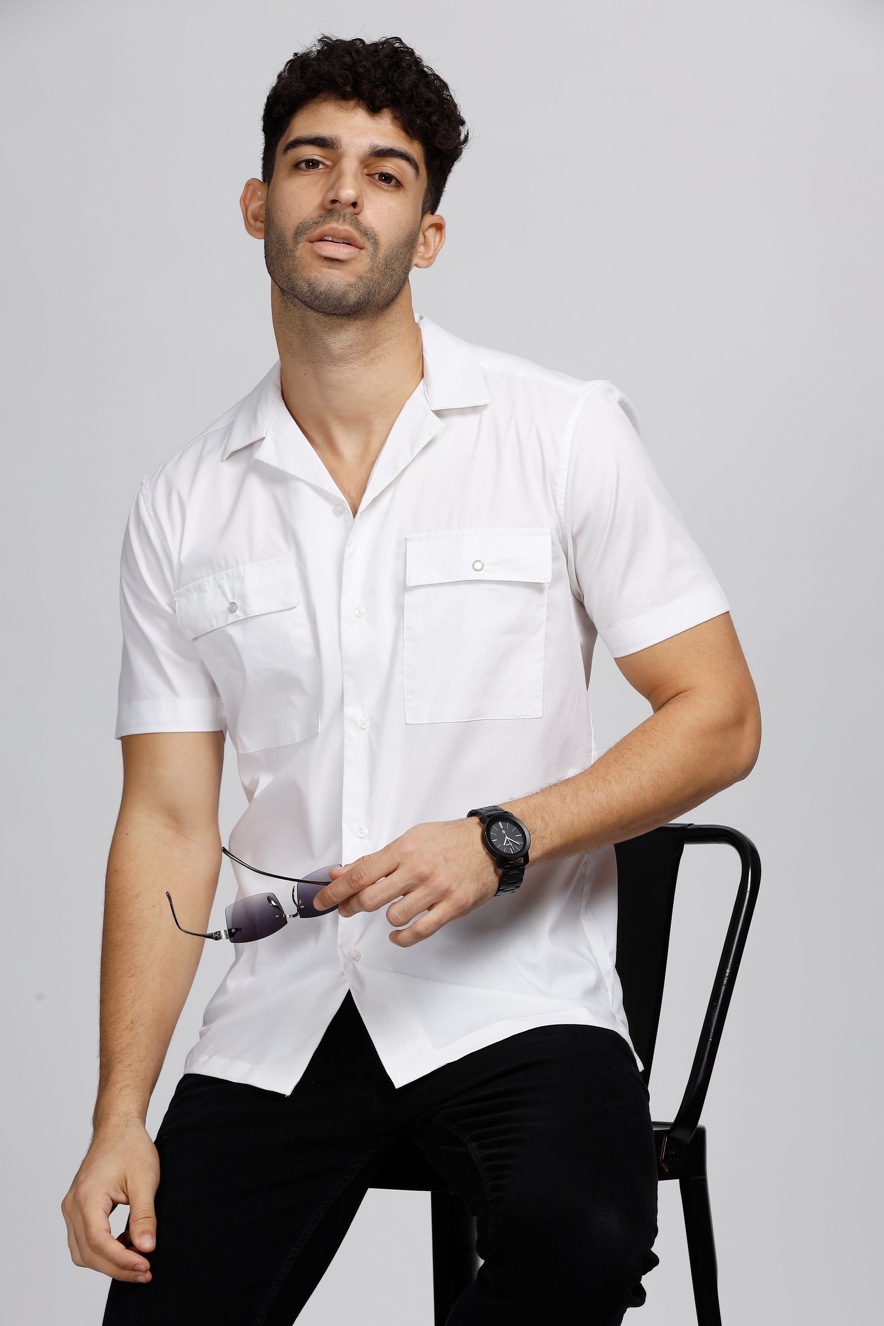 Singular Style Double Pocket Shirt