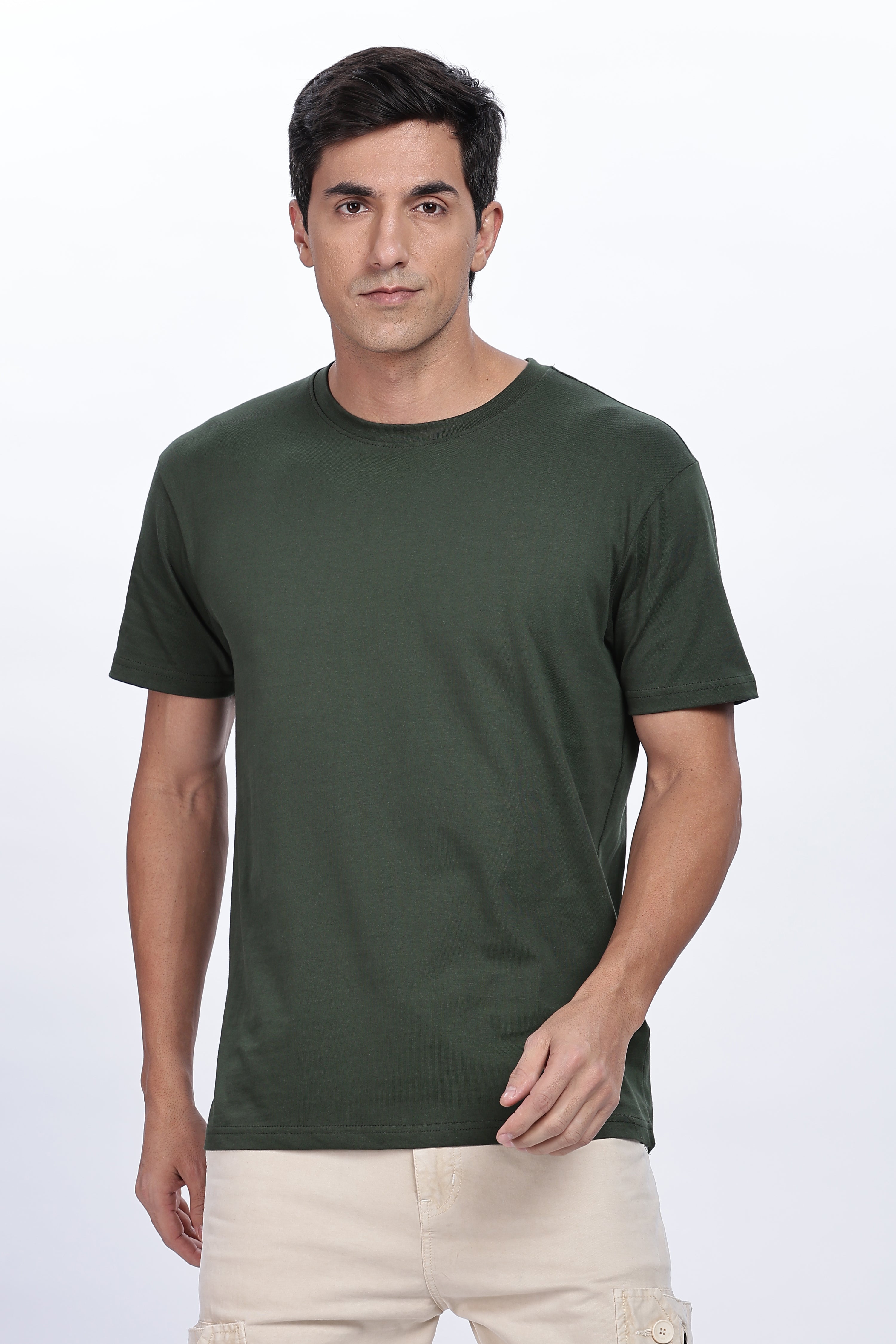 Olive Regular Fit Tshirt