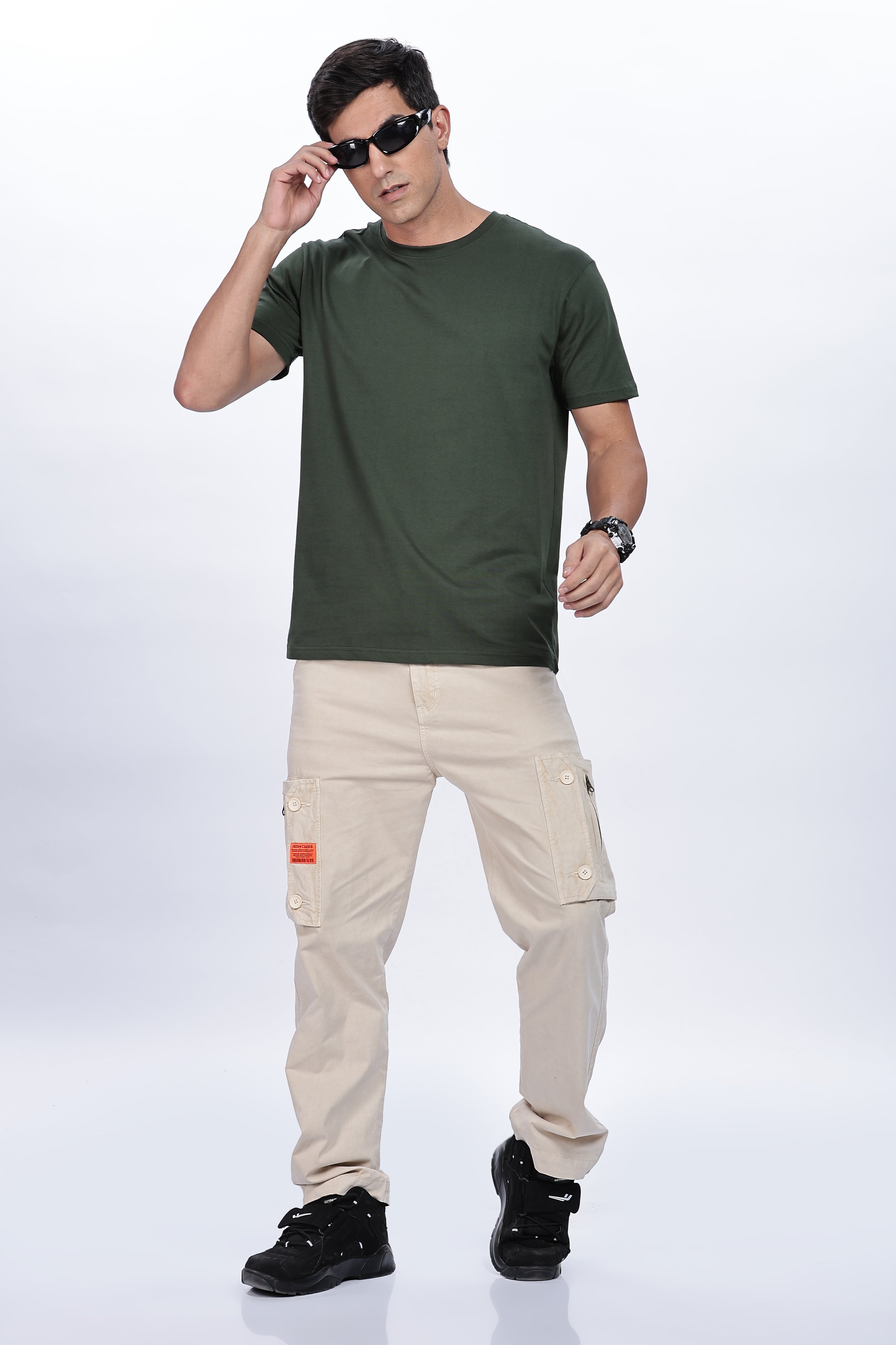 Olive Regular Fit Tshirt