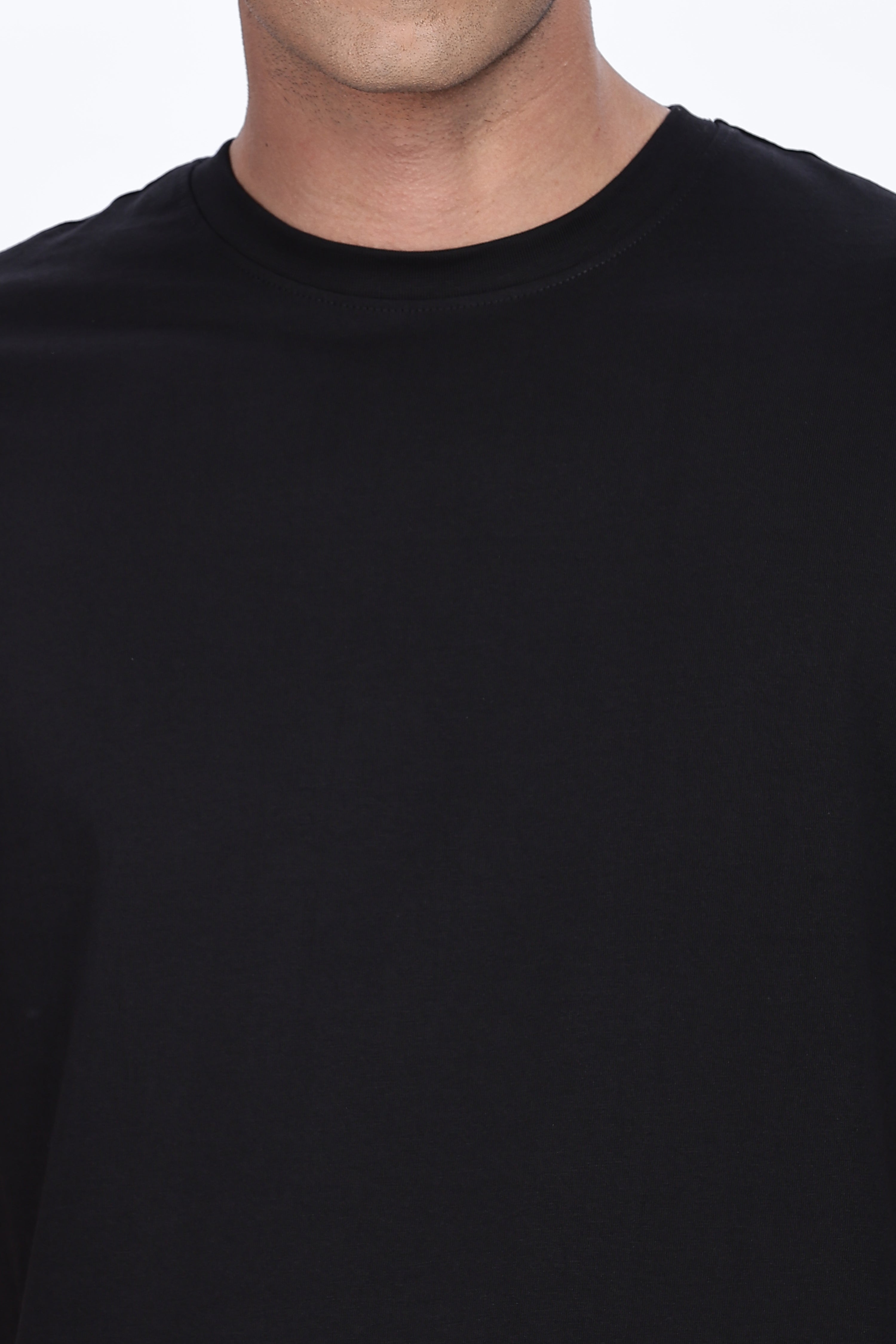 Black Regular Fit Tshirt