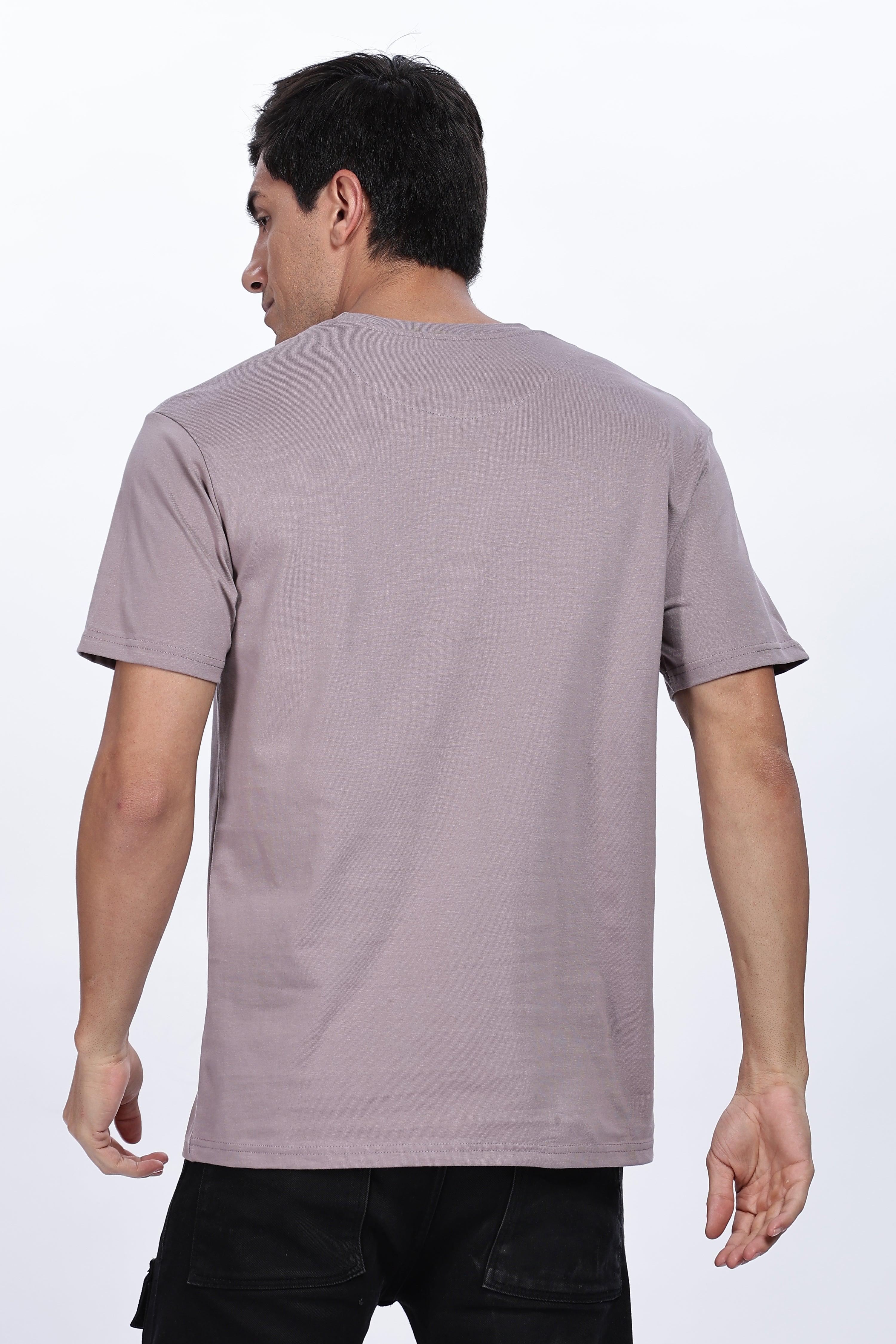 Mauve Regular Fit Tshirt