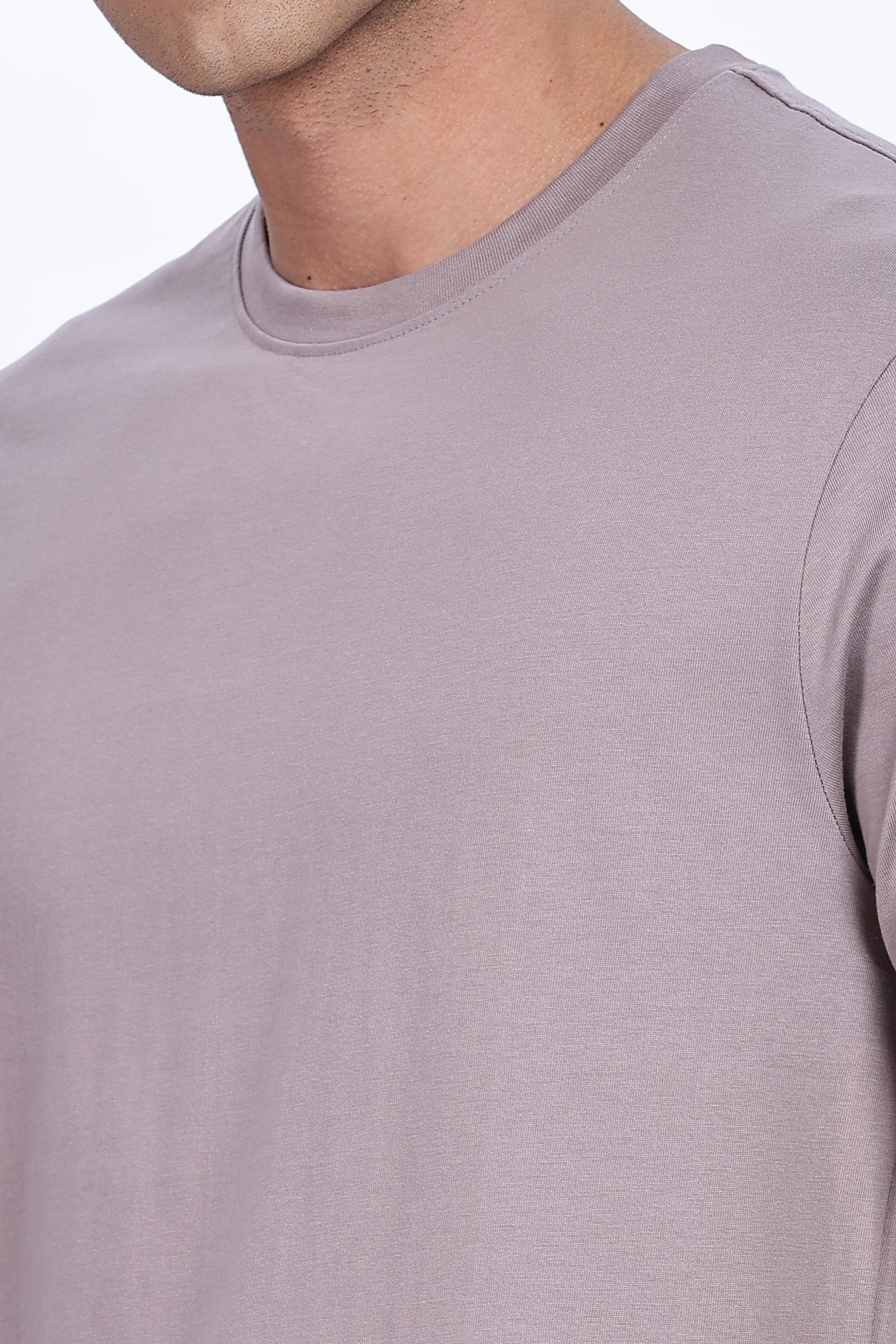 Mauve Regular Fit Tshirt