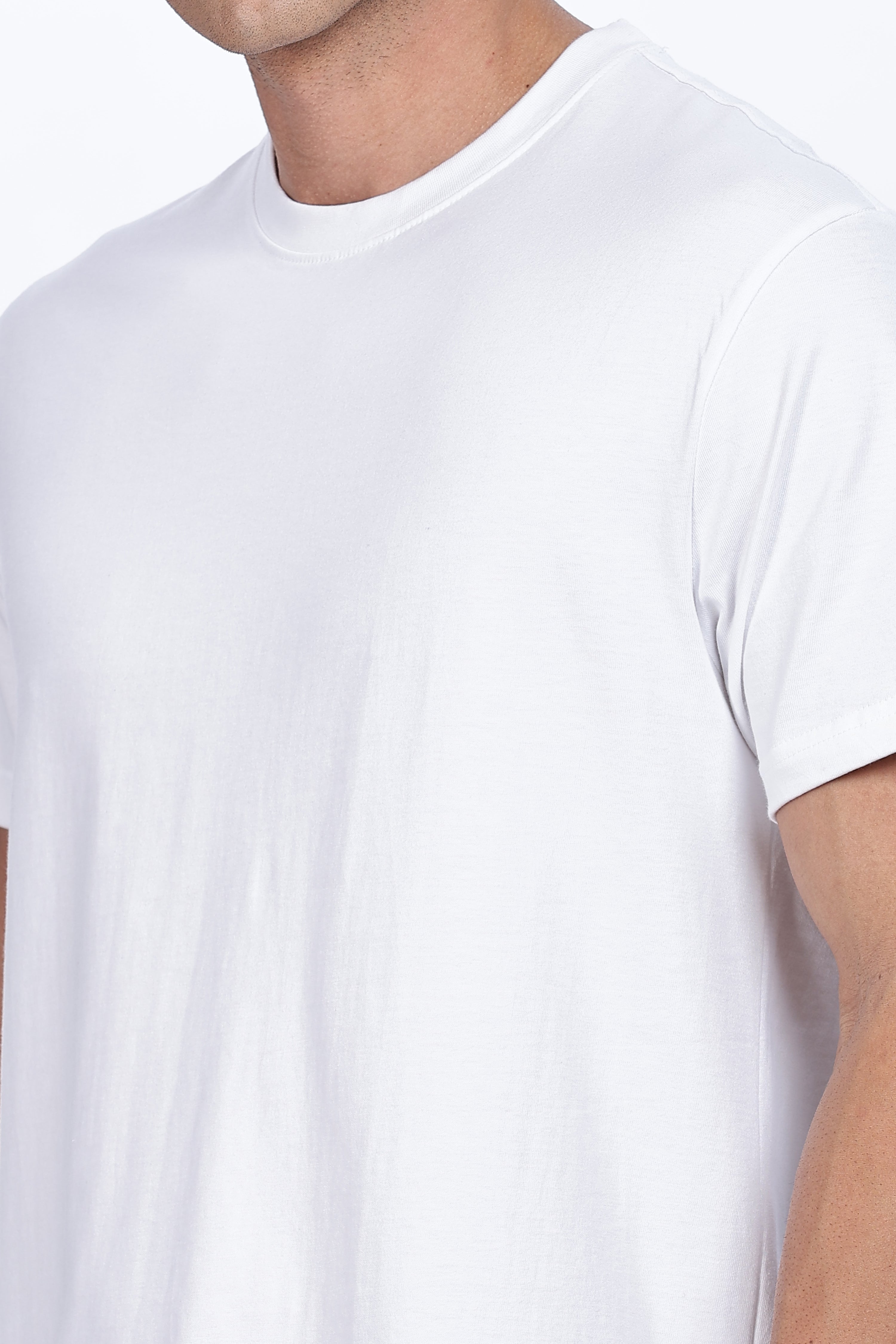 White Regular Fit Tshirt