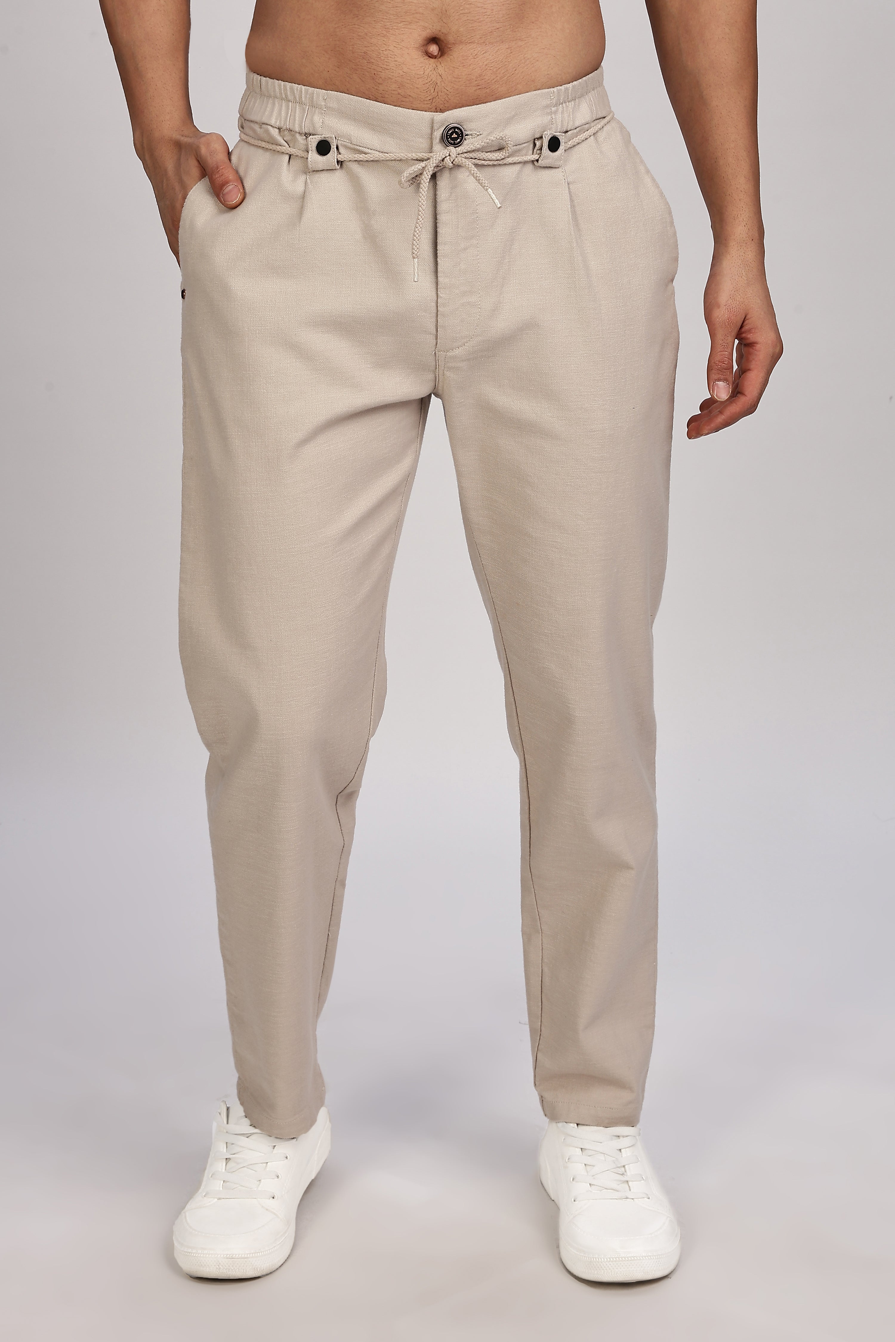 Linen Travel Beige Pants