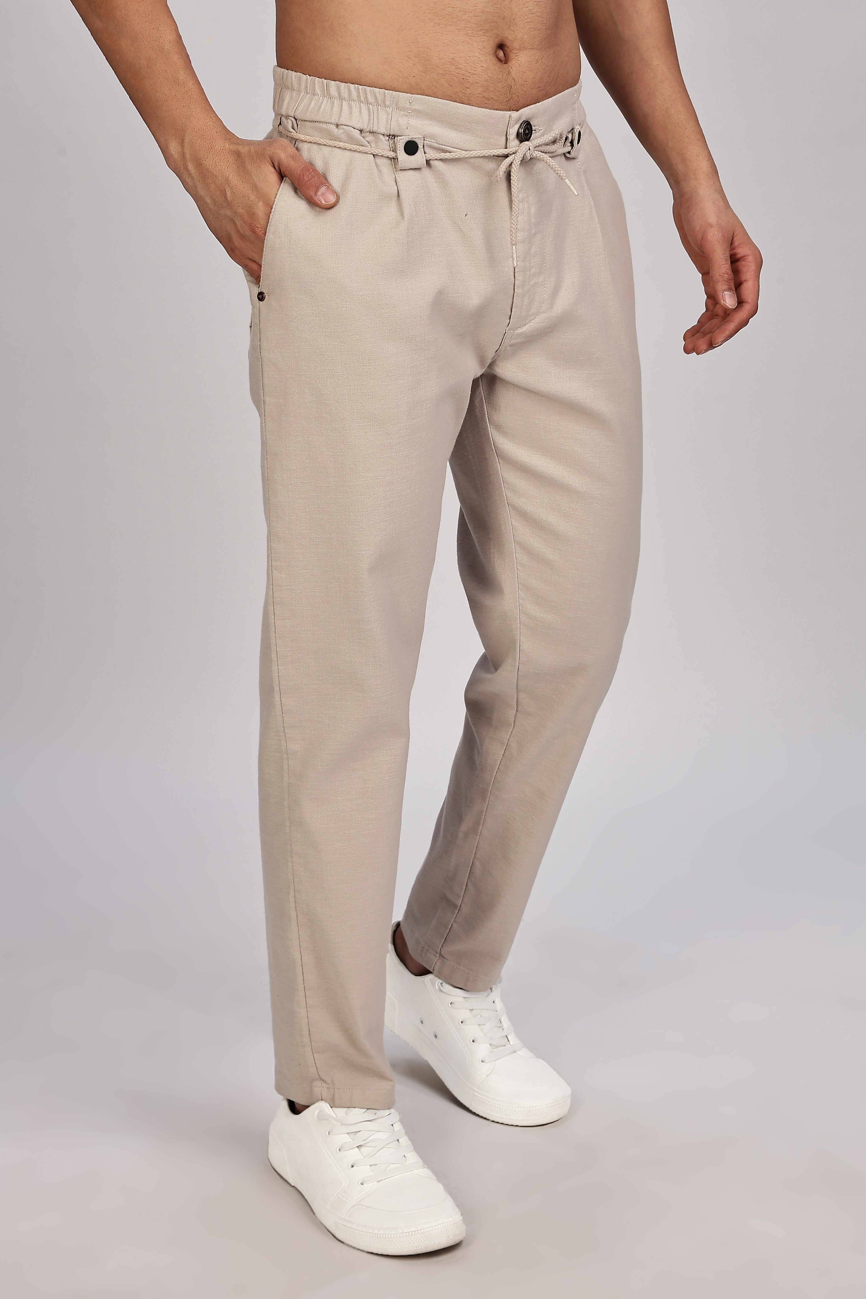 Linen Travel Beige Pants