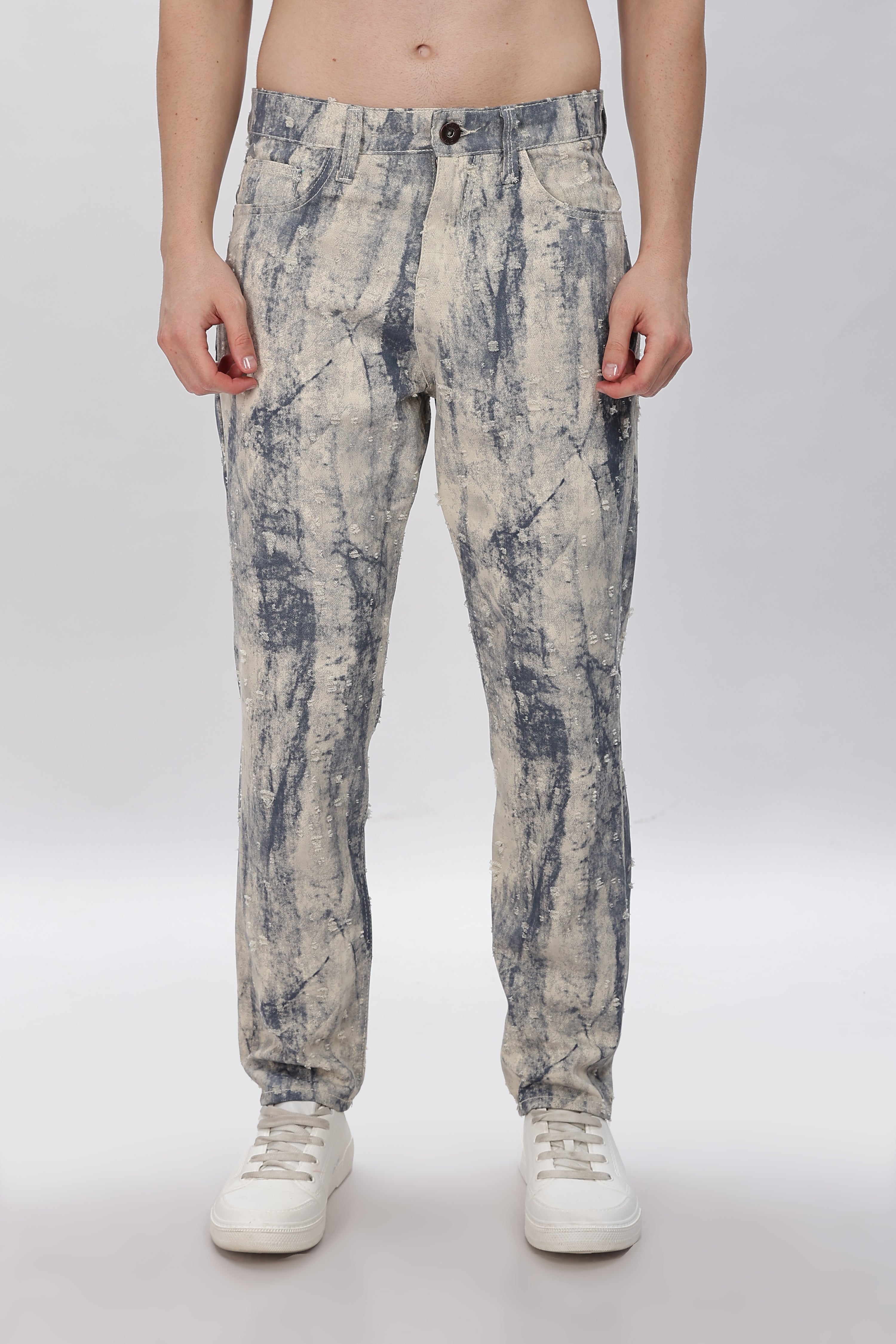 Future Dust Stream Printed Jeans