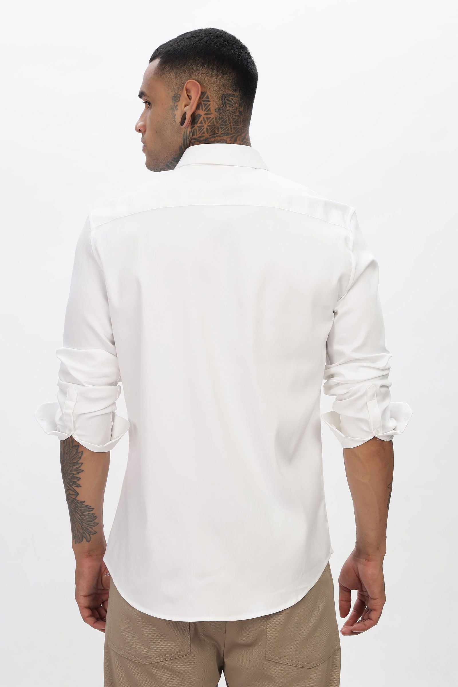 Bespoke Embroidery White Shirt - Three Days