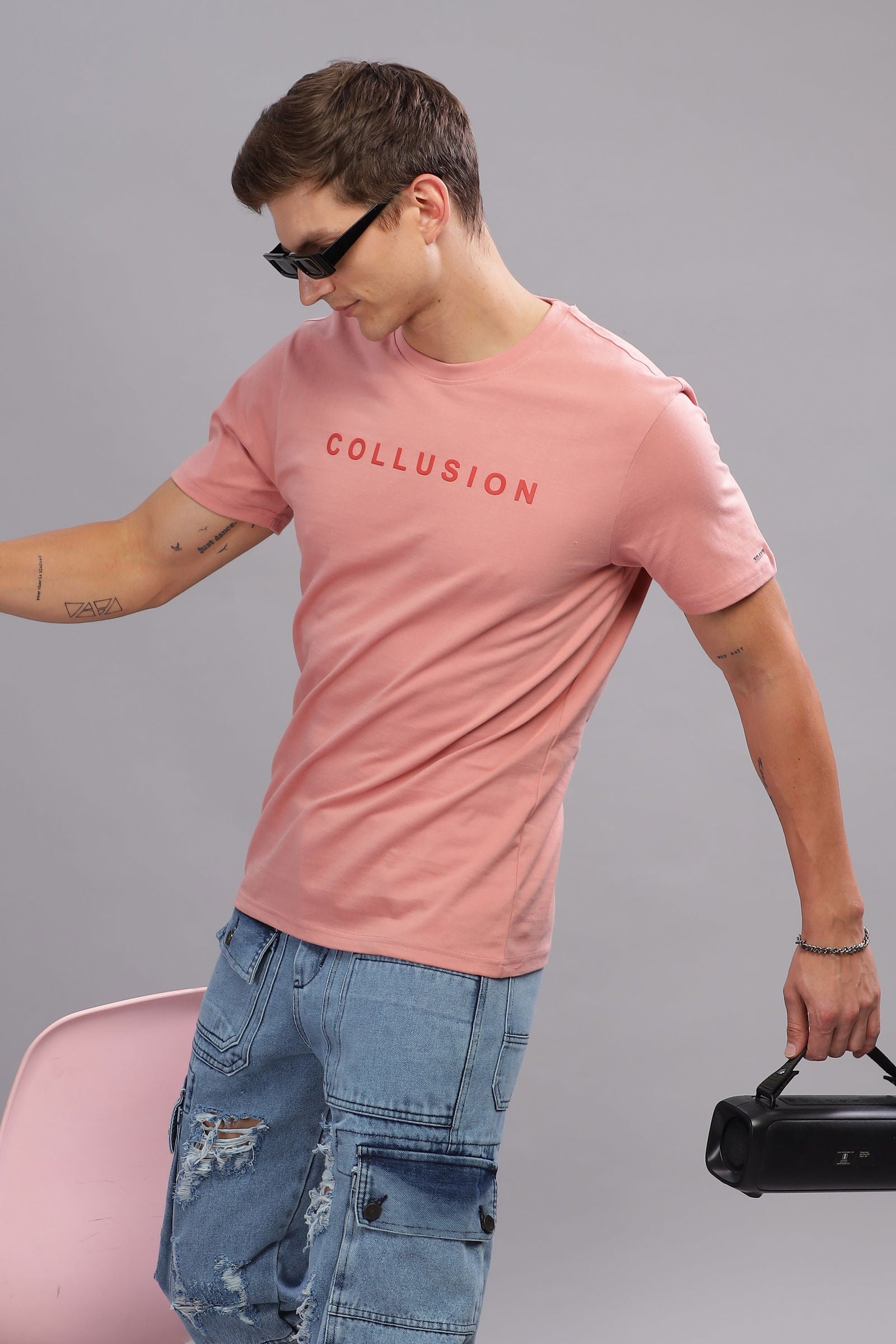 Collusion Pink Tshirt - Three Days