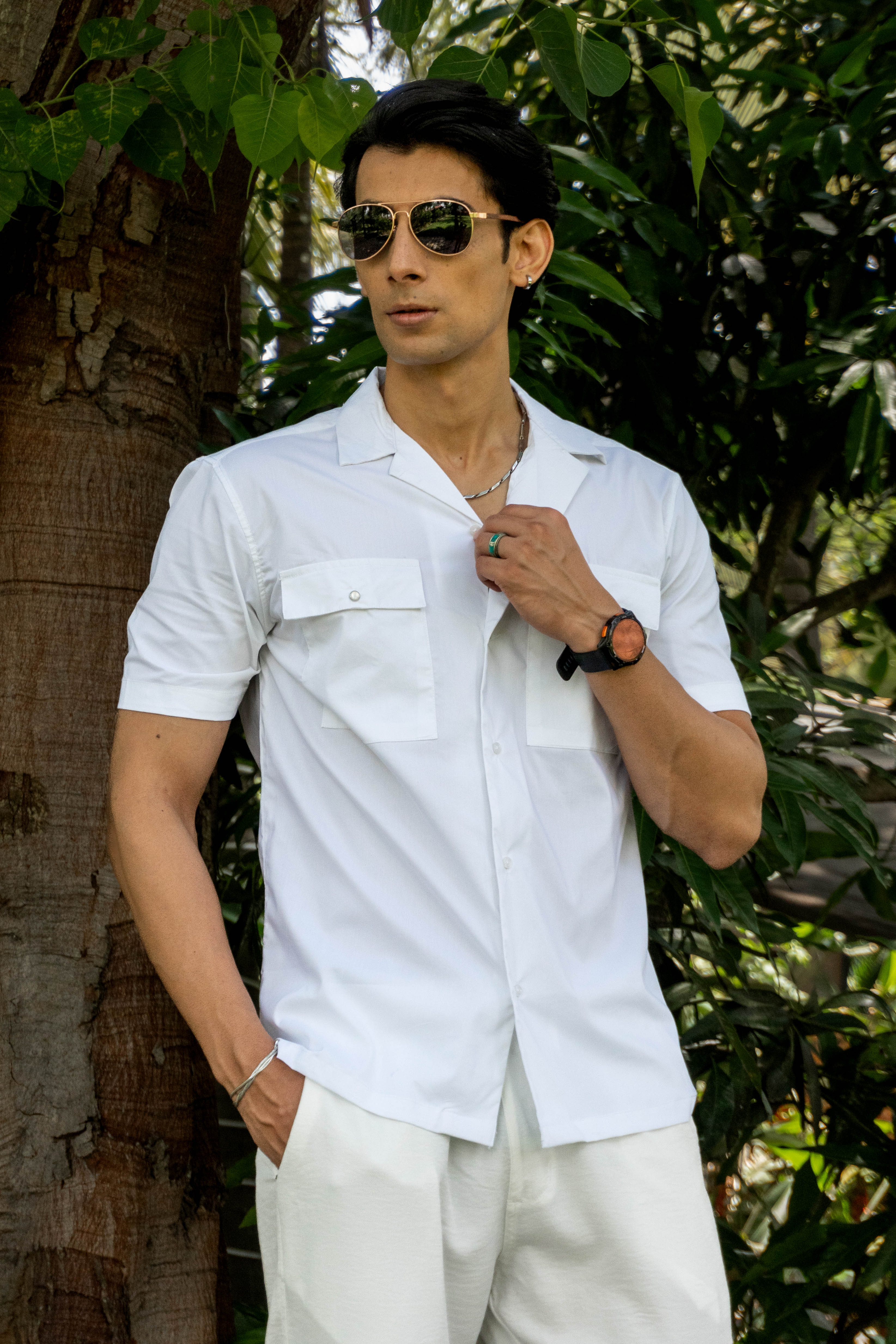 Singular Style Double Pocket Shirt