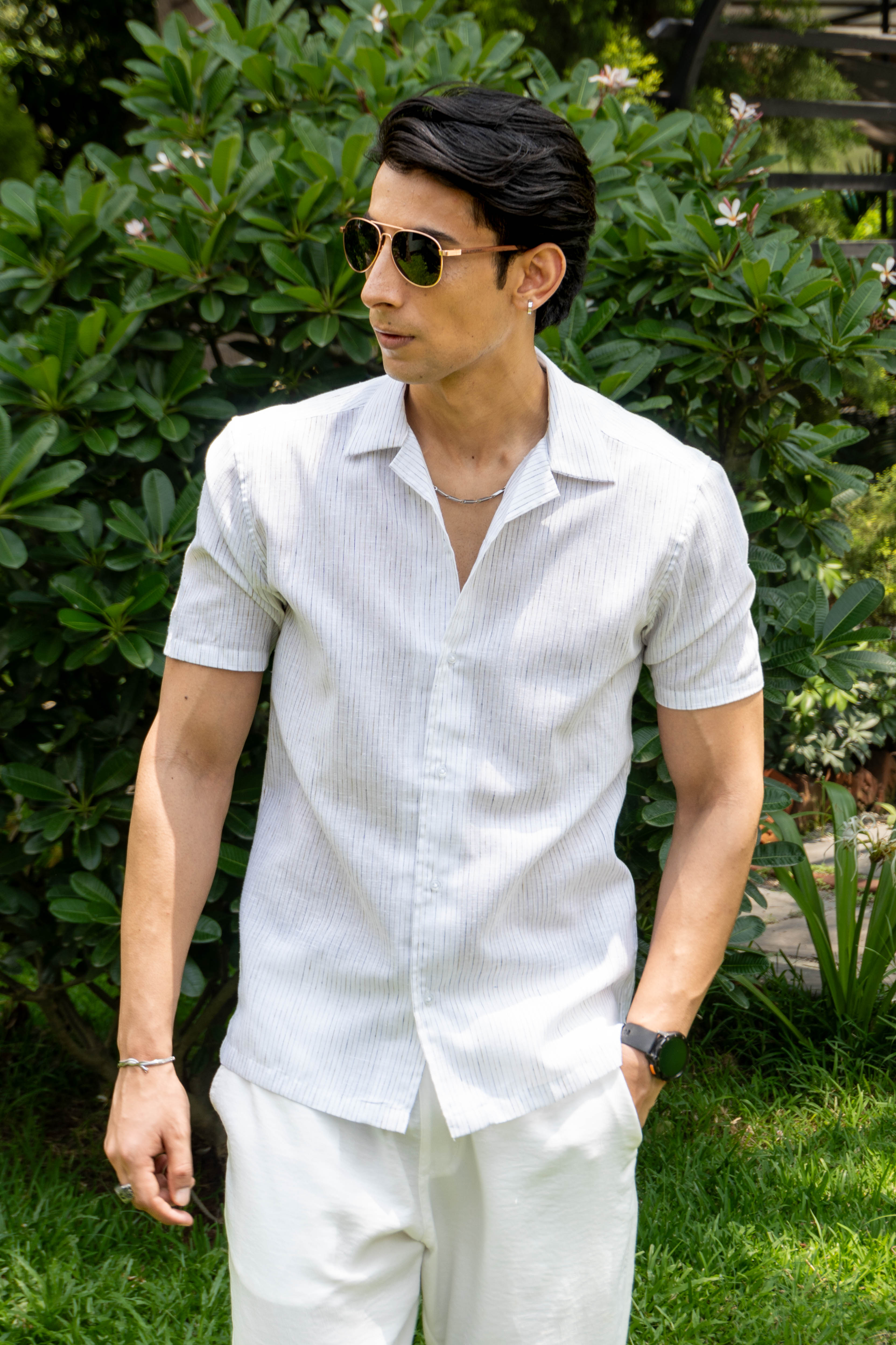 Mono Shade Linen Shirts