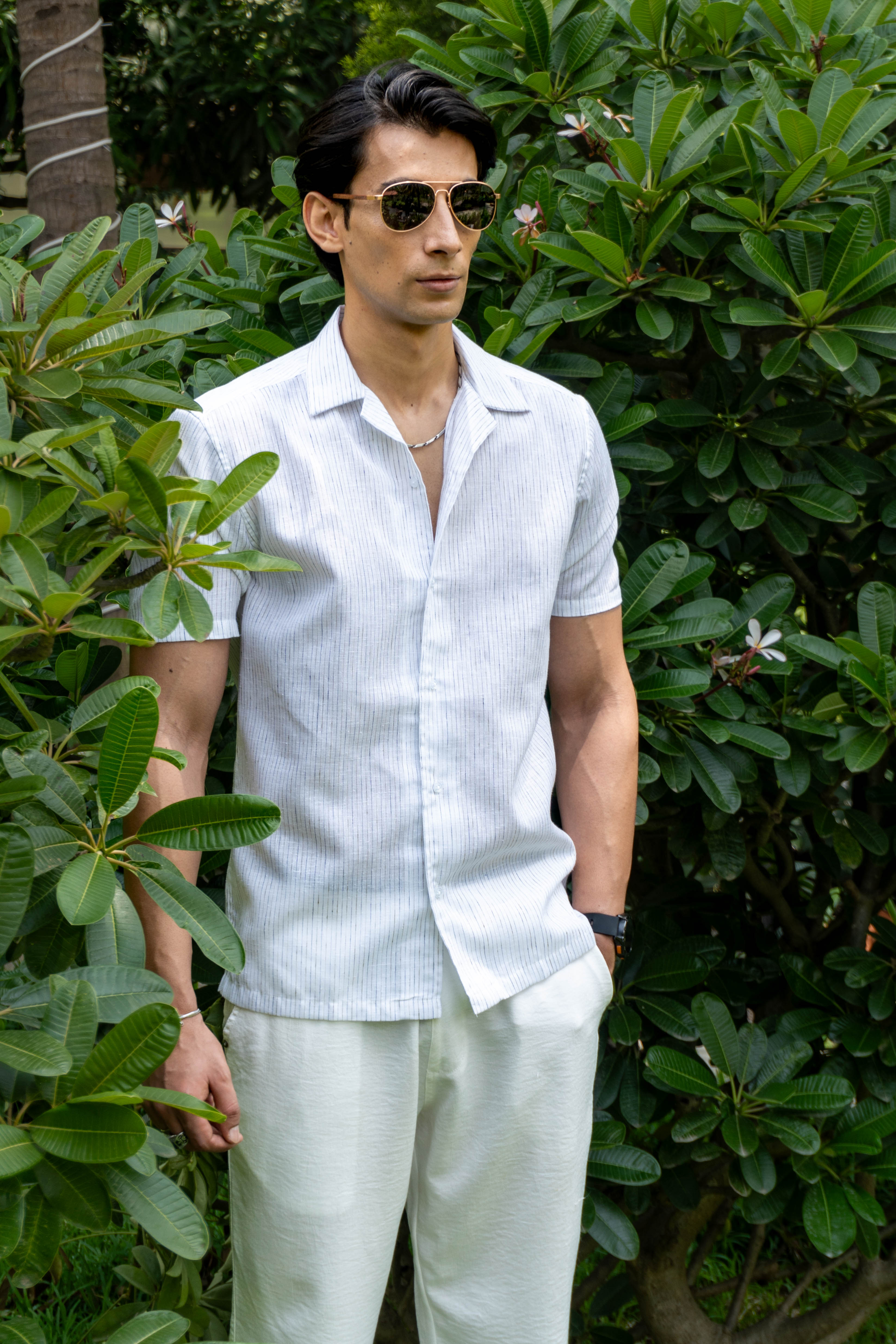 Mono Shade Linen Shirts