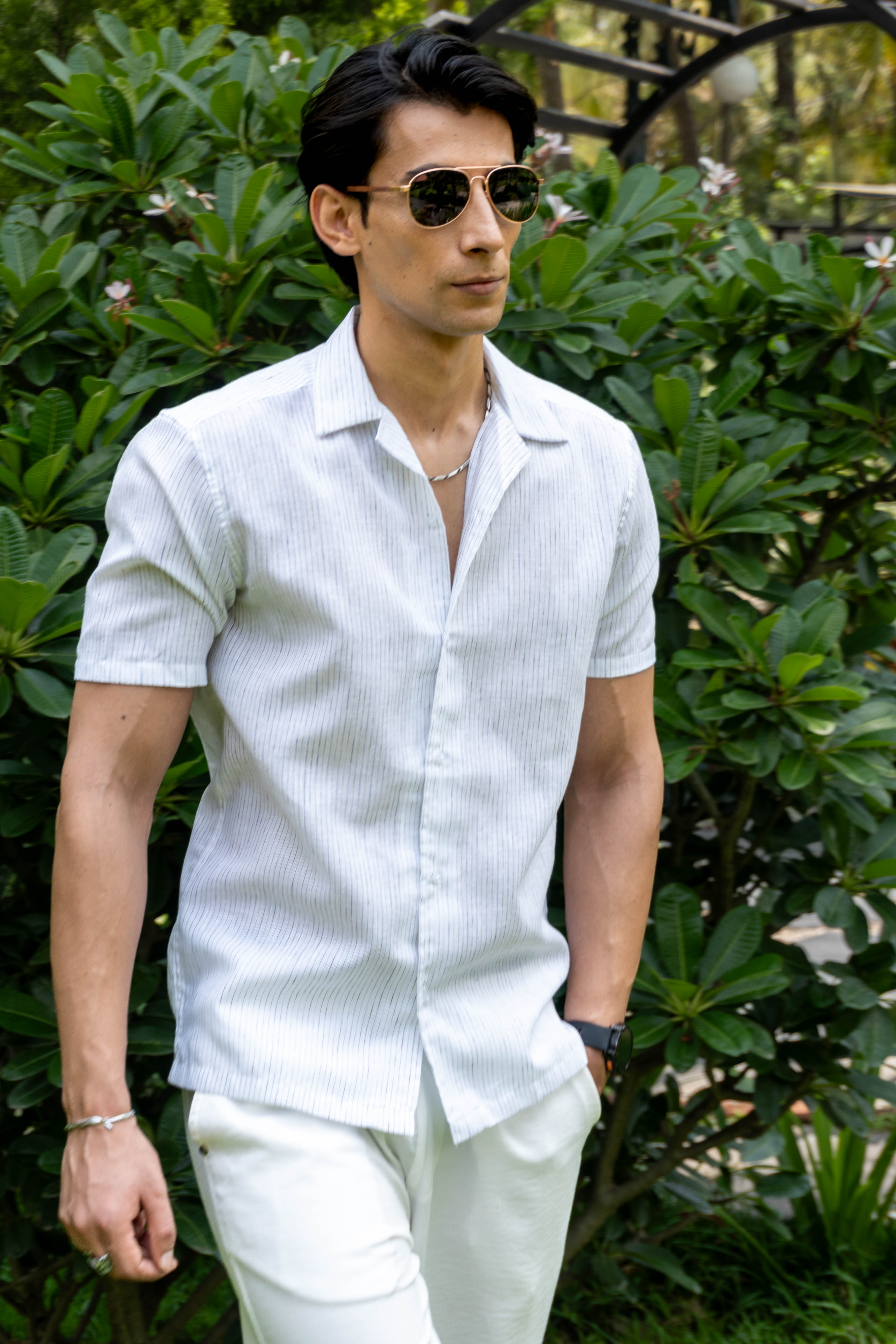 Mono Shade Linen Shirts