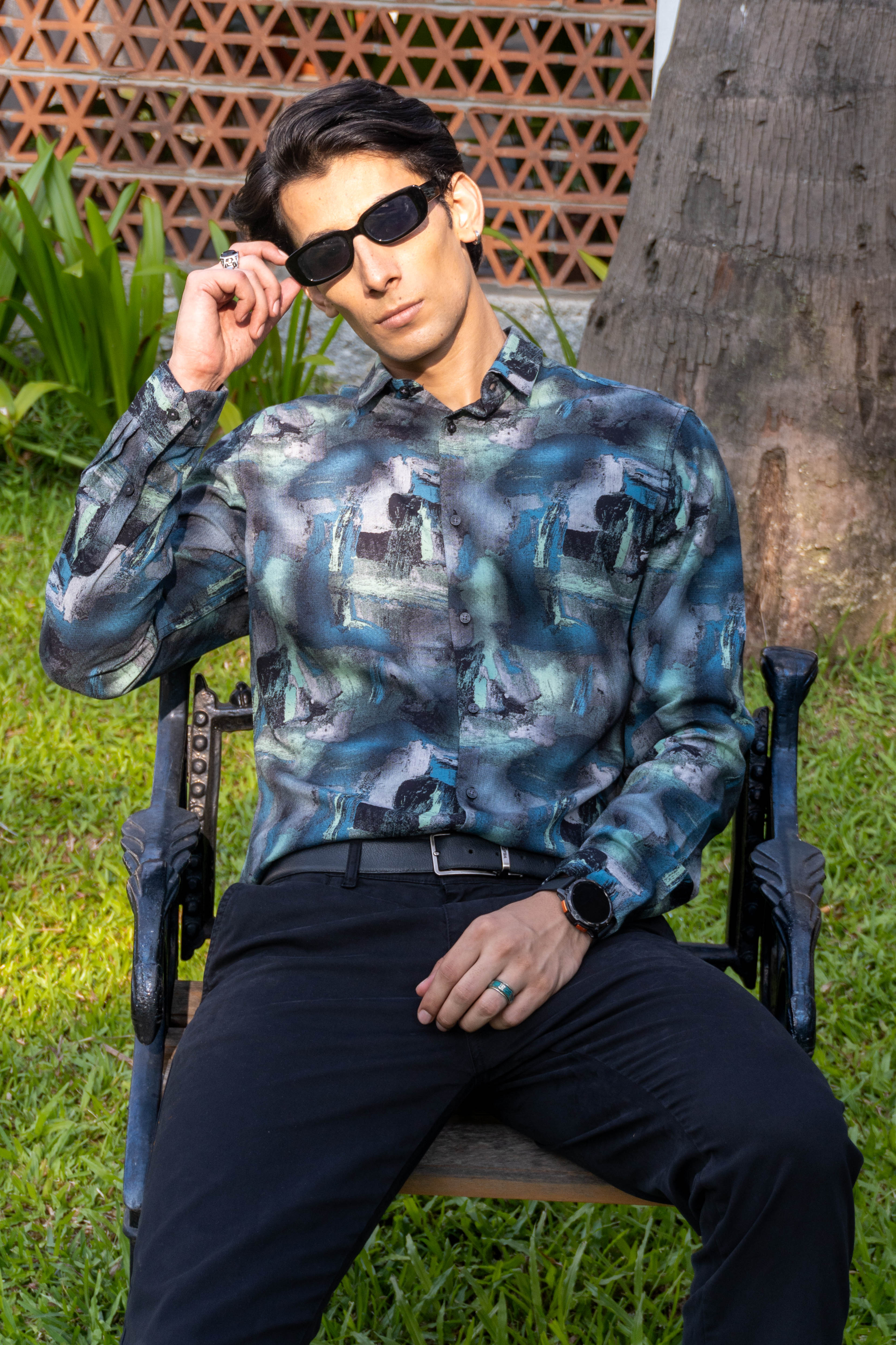 Odyssey Abstract Printed Shirt