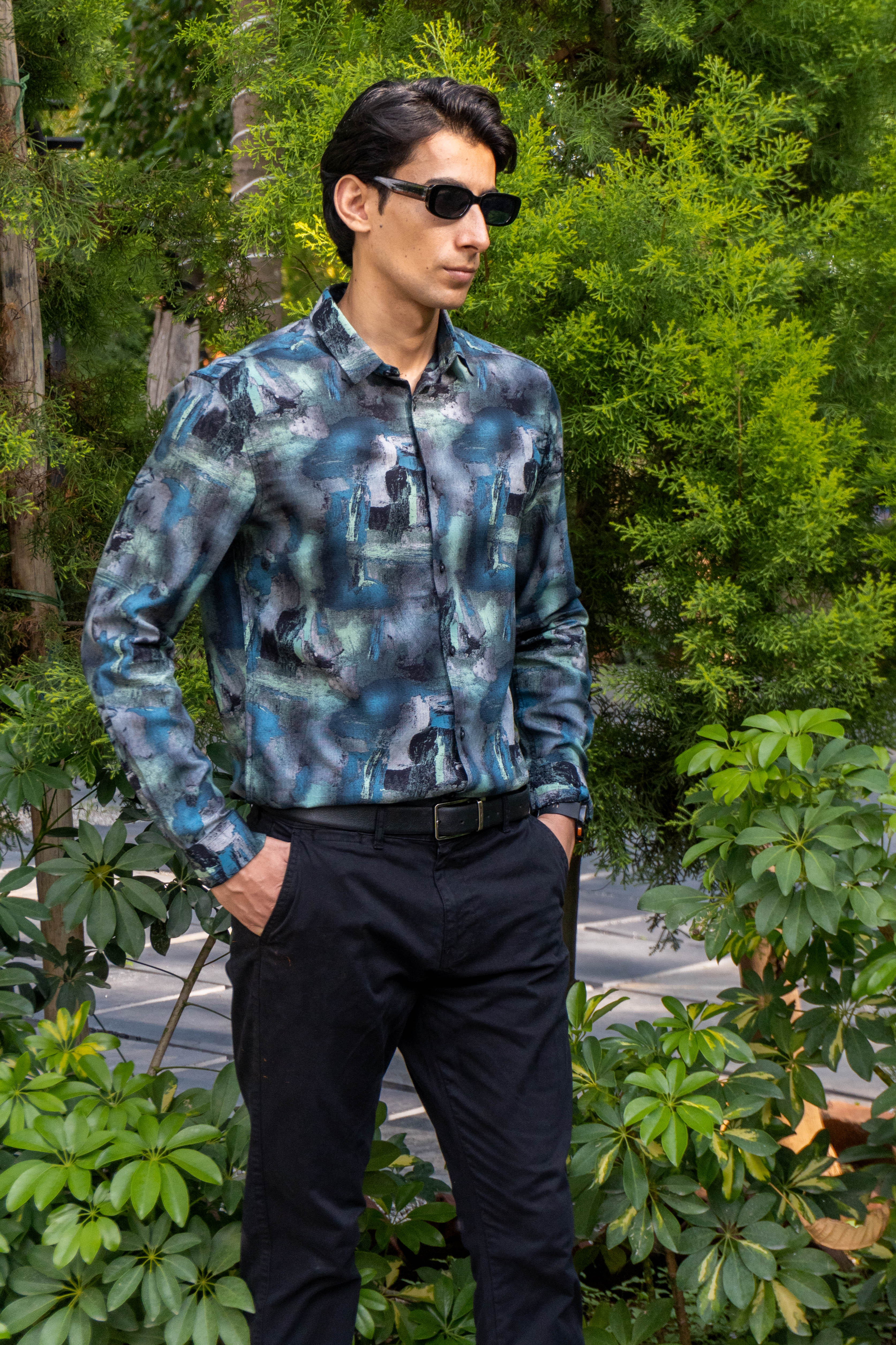 Odyssey Abstract Printed Shirt