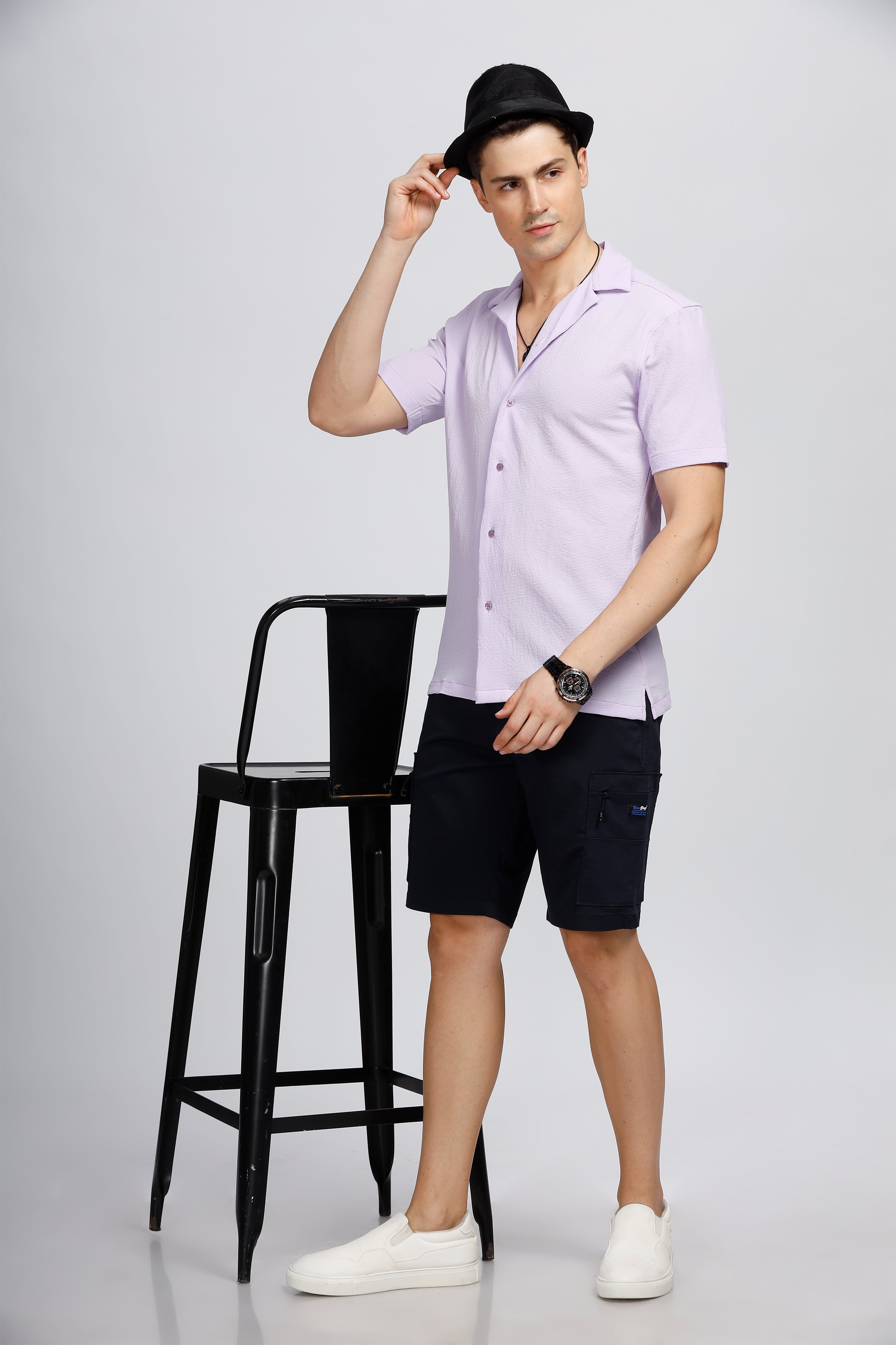 Pure Hue Cuban Collar Shirt