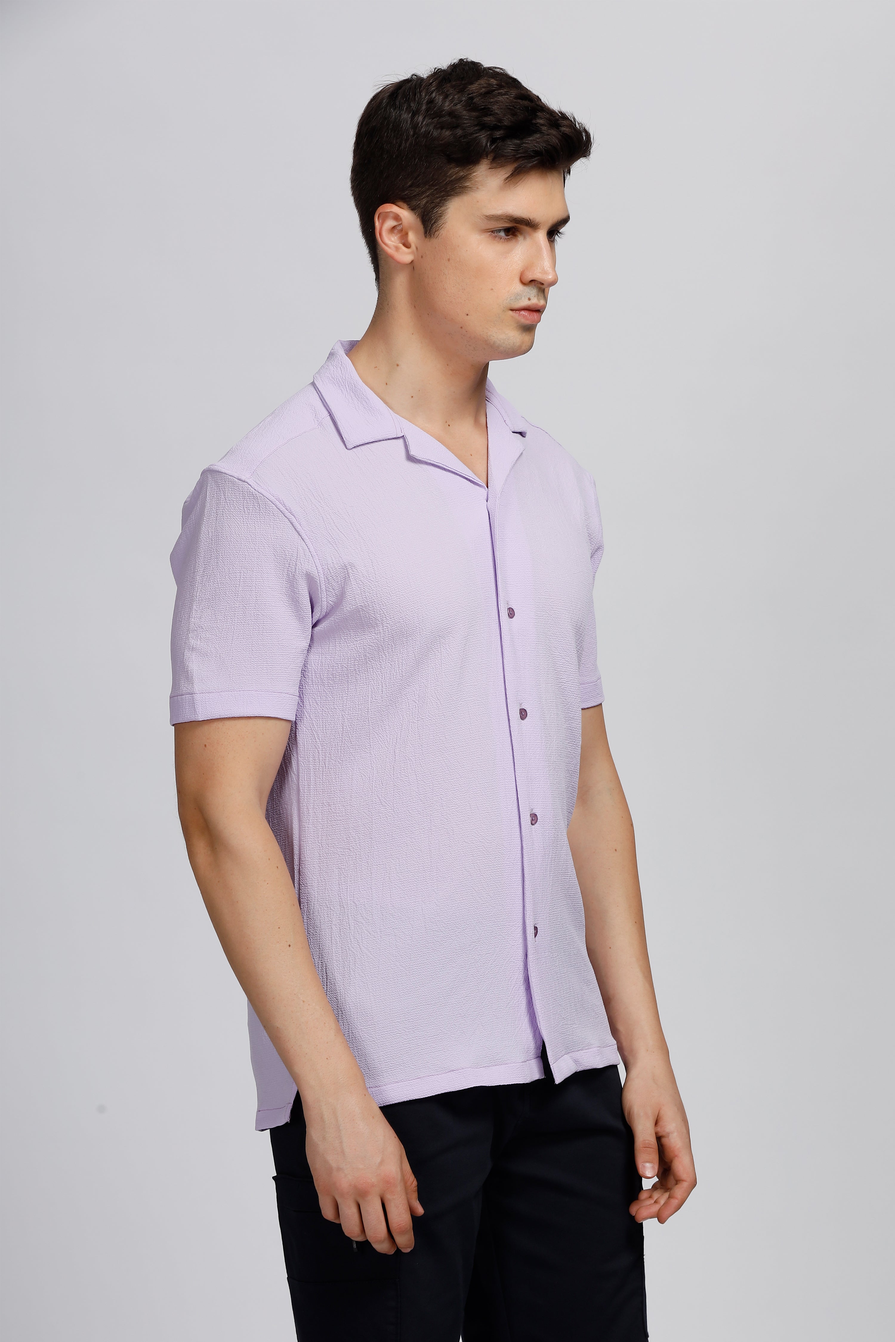 Pure Hue Cuban Collar Shirt