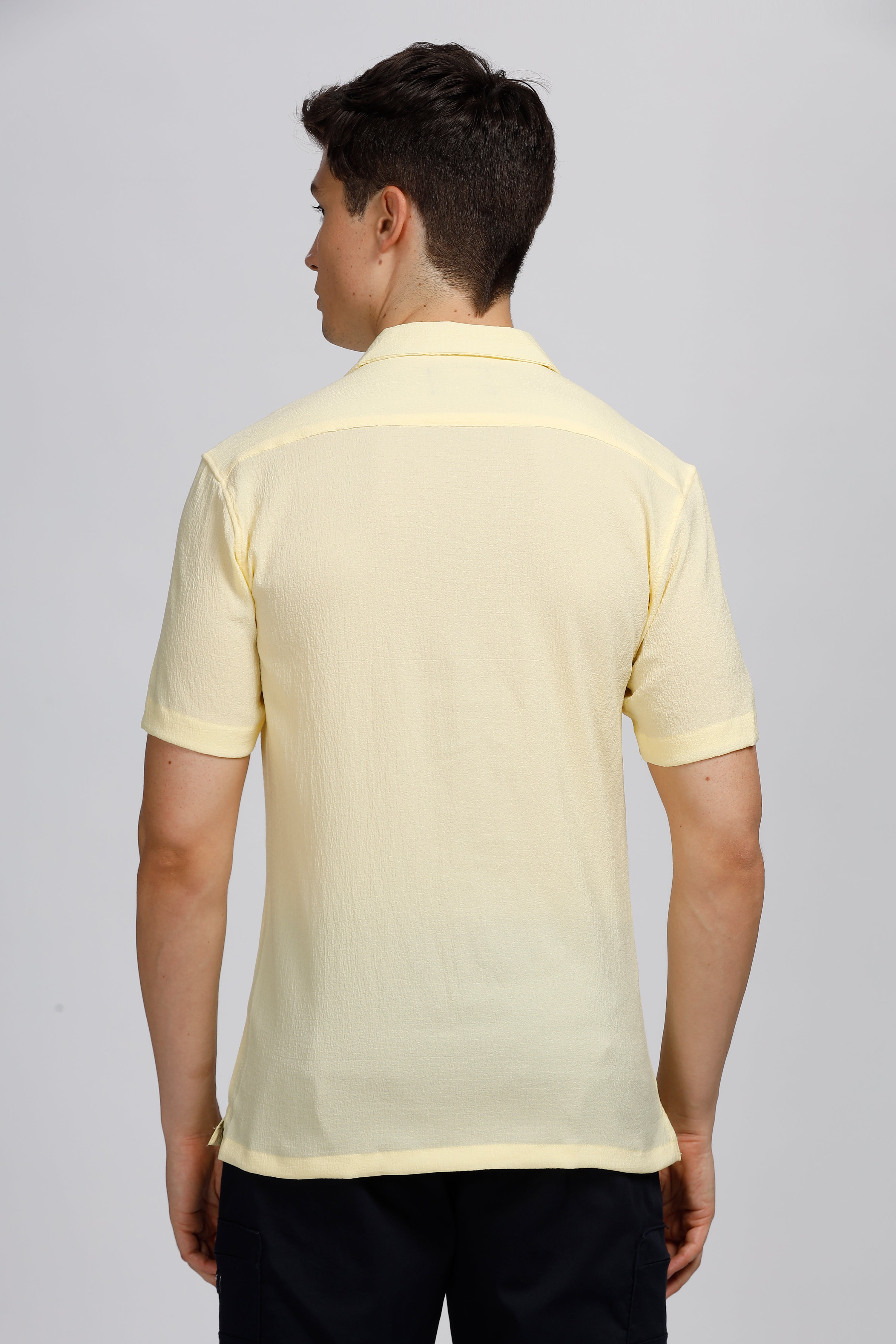 Solid Spectrum Cuban Collar Shirt