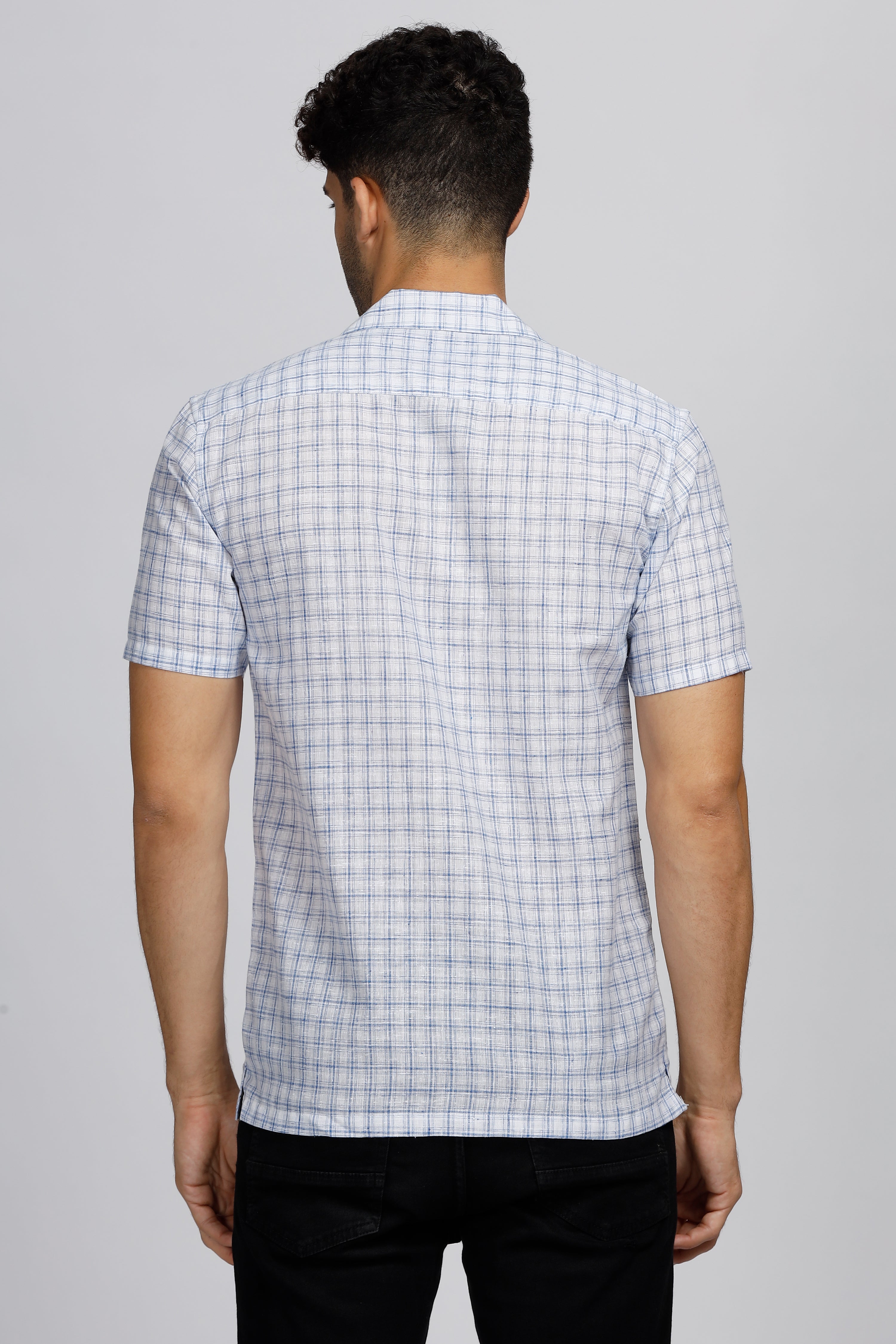 Essential Elegance Checkered Linen Shirt