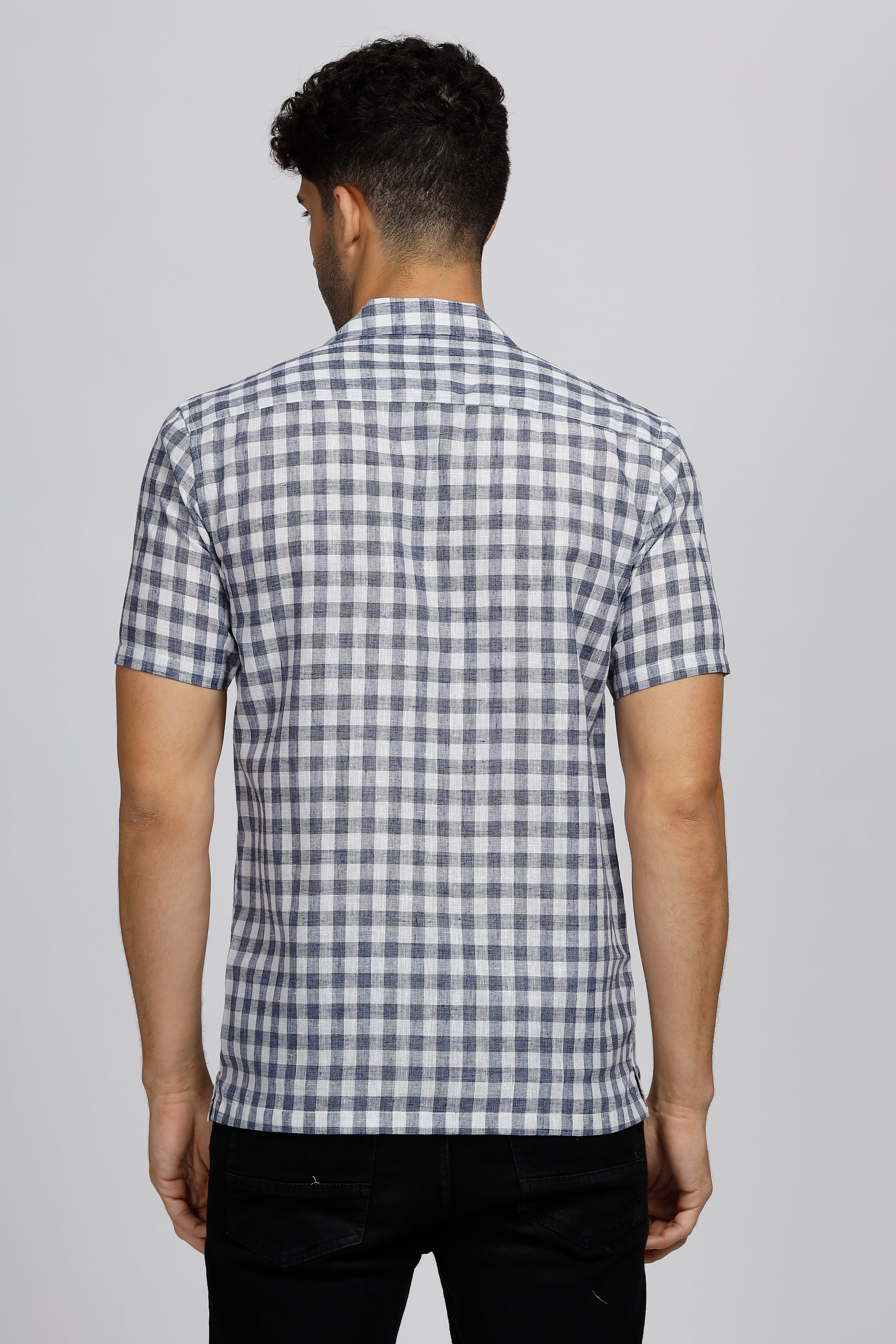 Check Grace Linen Shirt