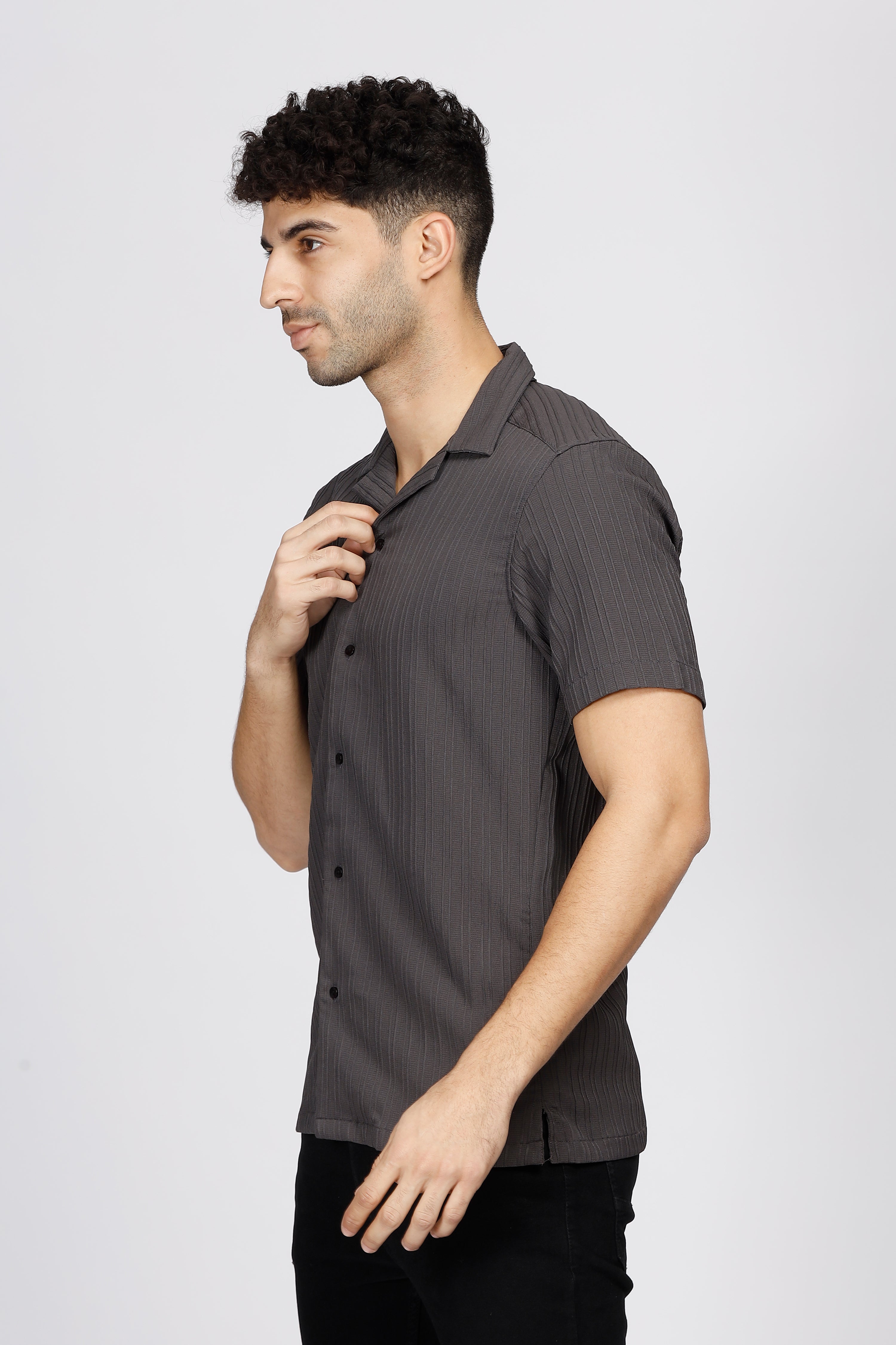 Classic Contour Cuban Collar Shirt