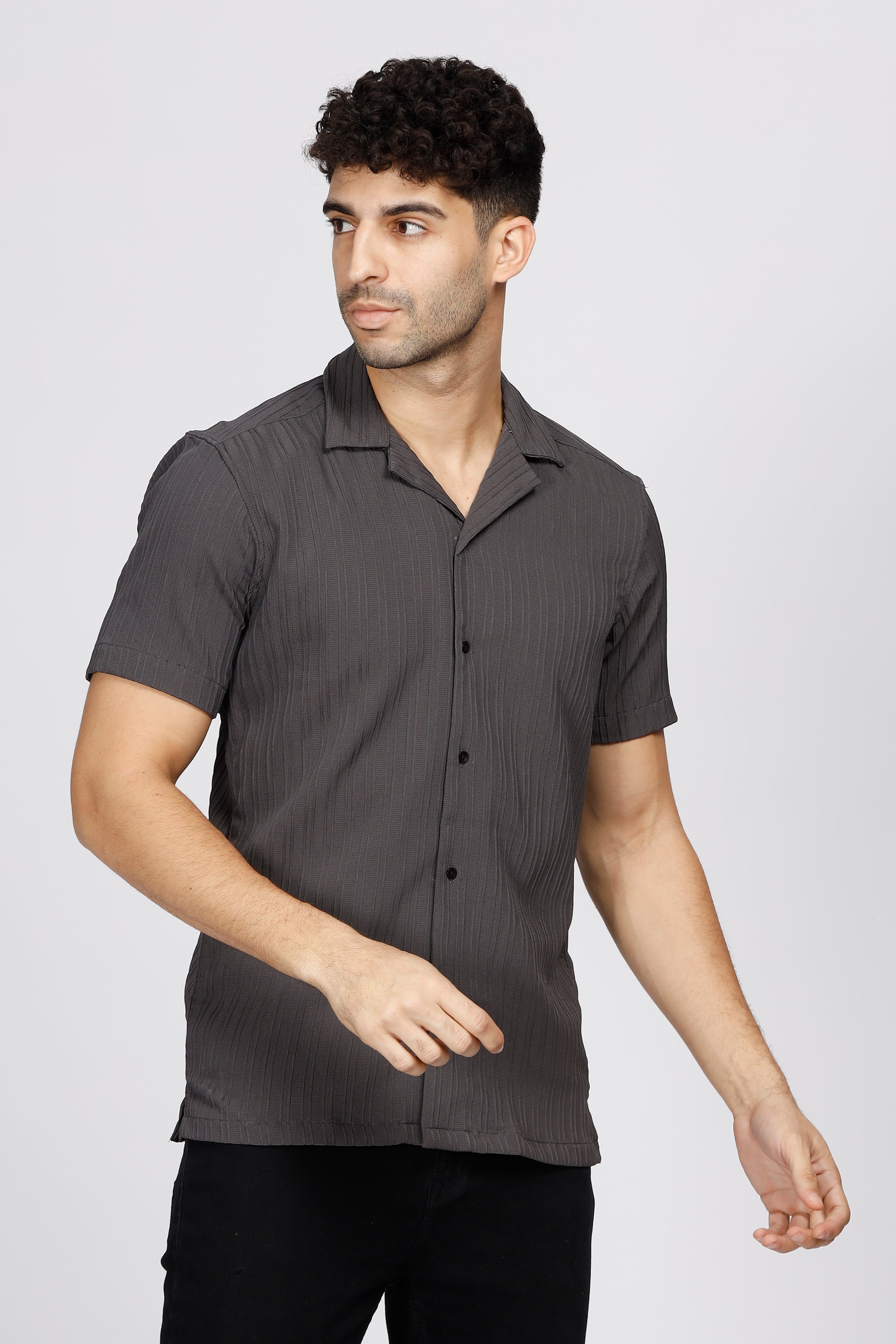 Classic Contour Cuban Collar Shirt