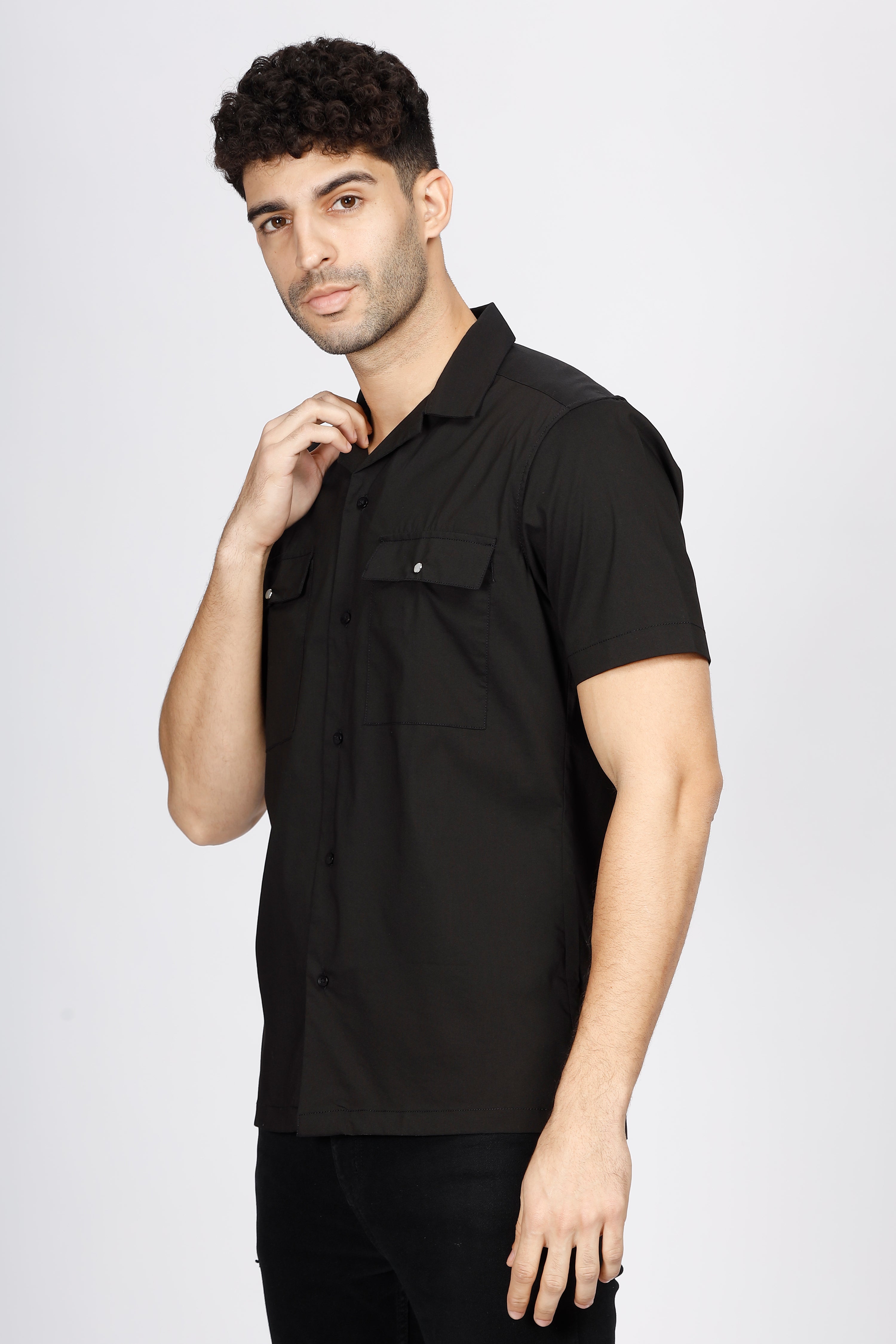 Singular Style Double Pocket Shirt