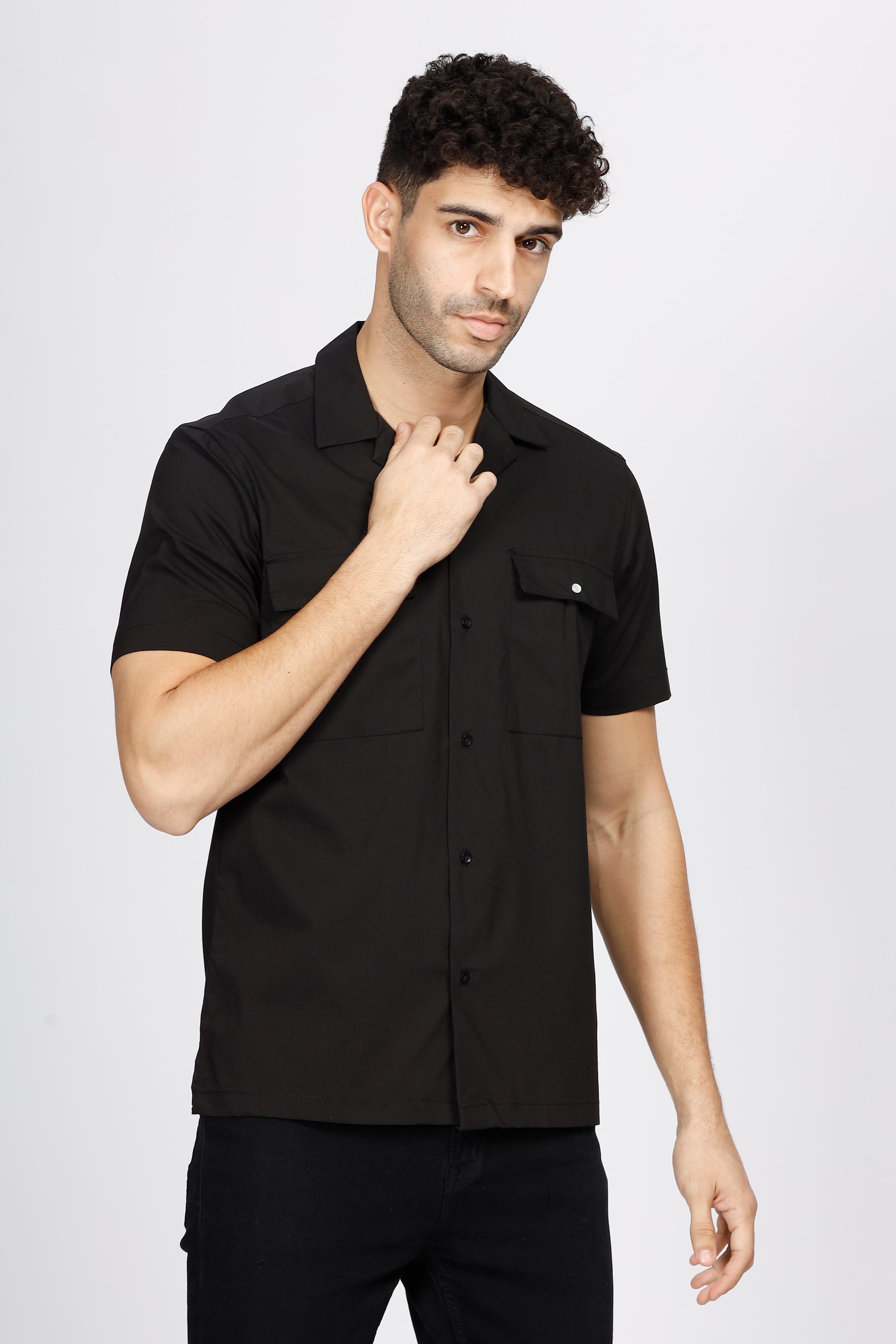 Singular Style Double Pocket Shirt