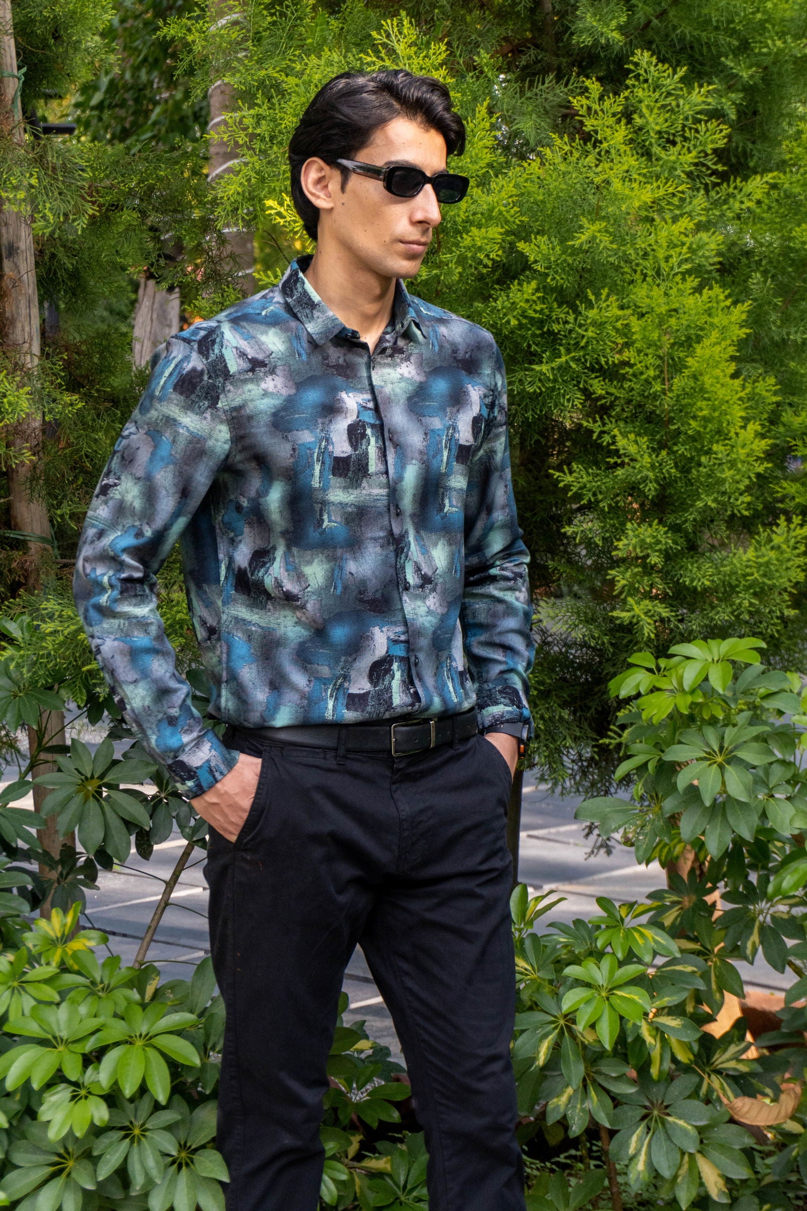 Odyssey Abstract Printed Shirt - Three Days