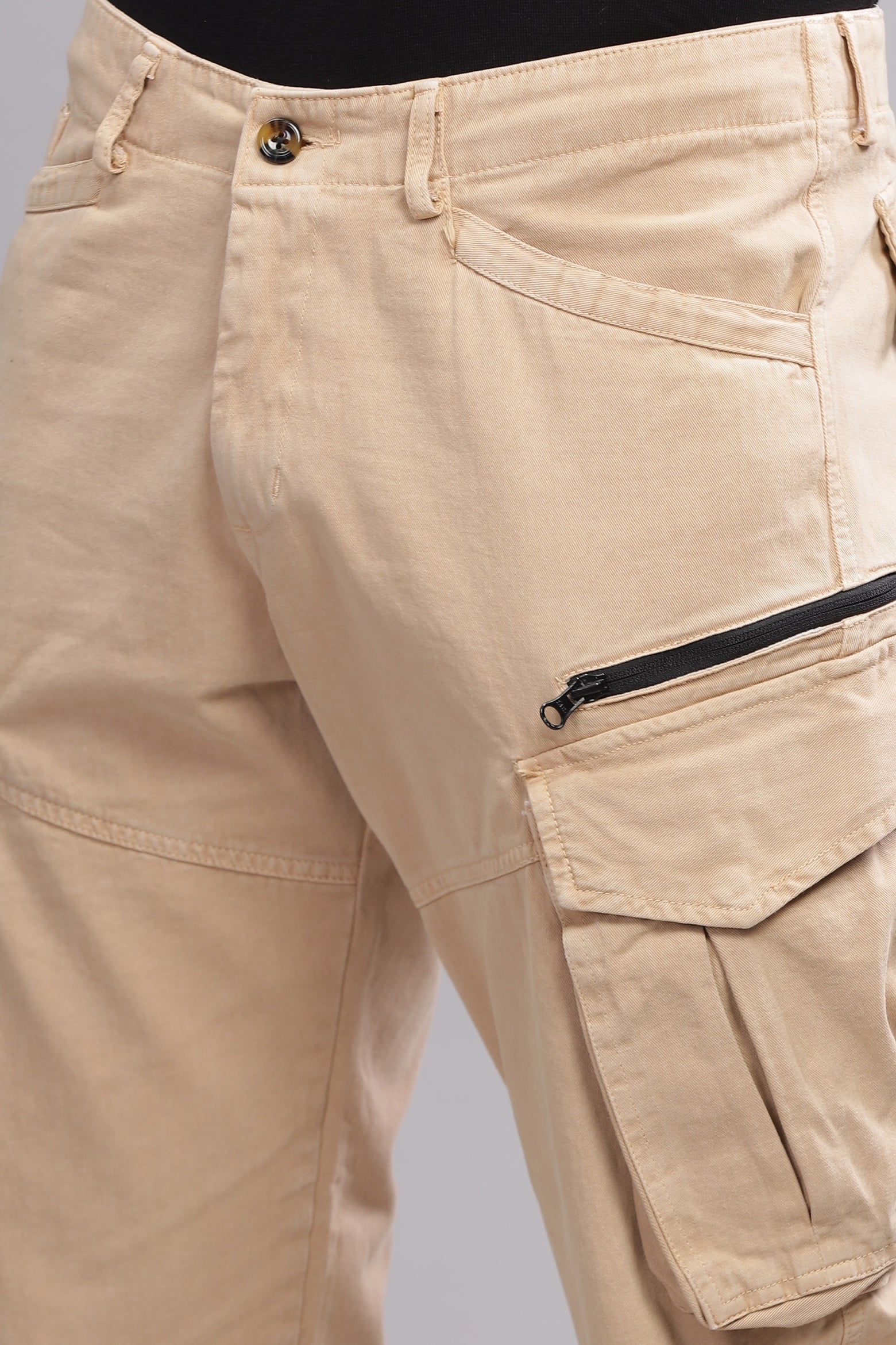 Outland Biege Cargo Pants - Three Days