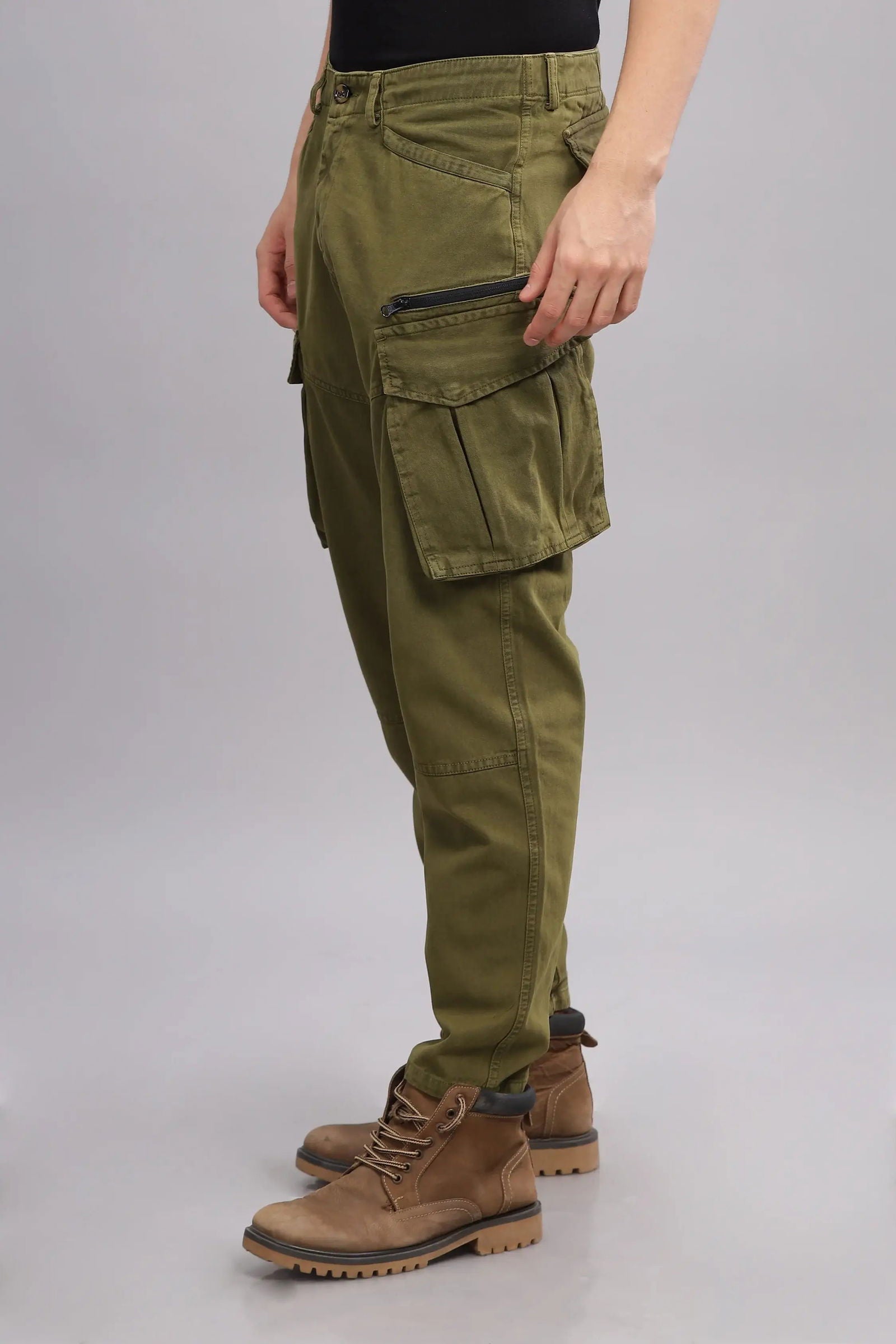 Outland Olive Cargo Pants - Three Days