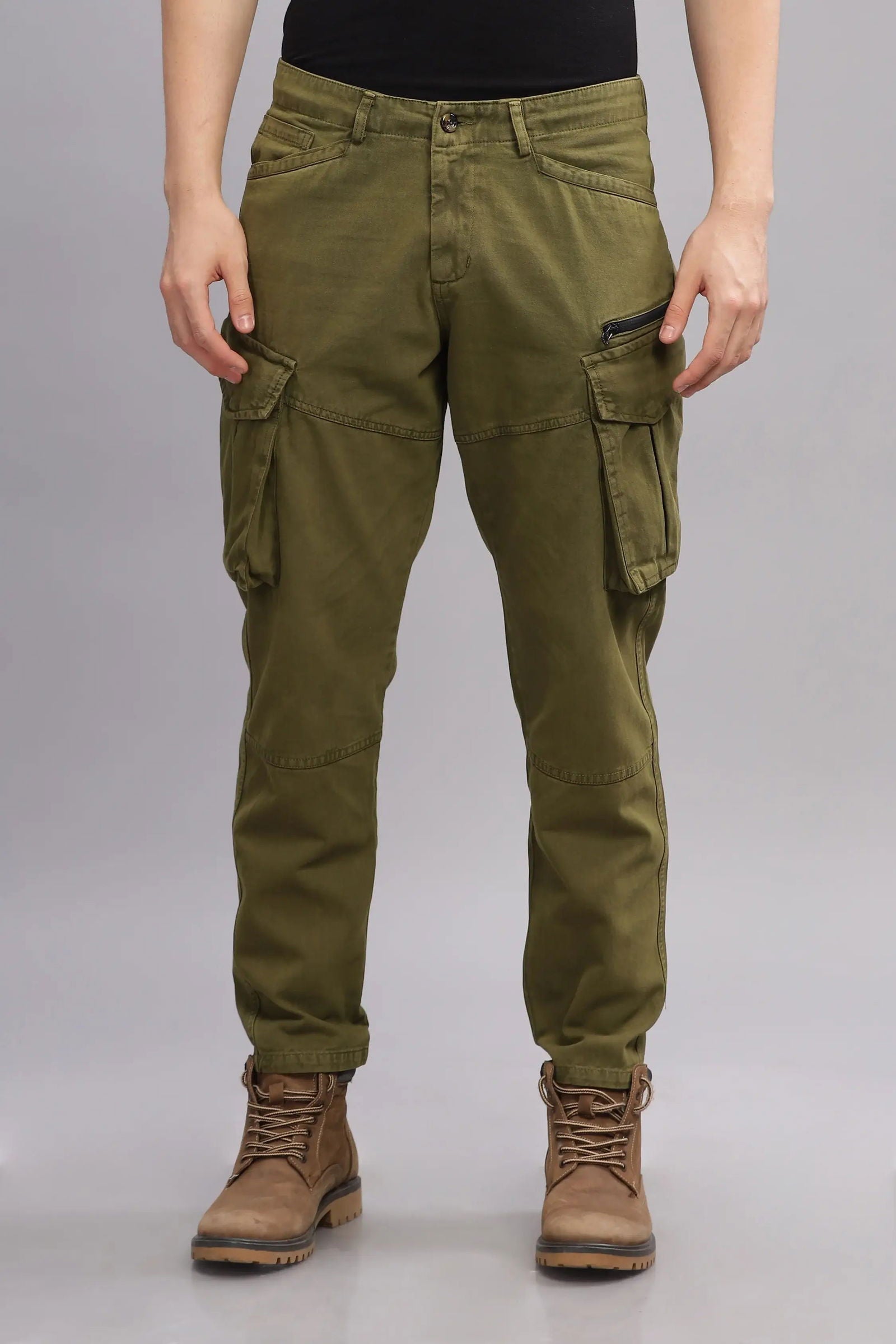 Outland Olive Cargo Pants - Three Days