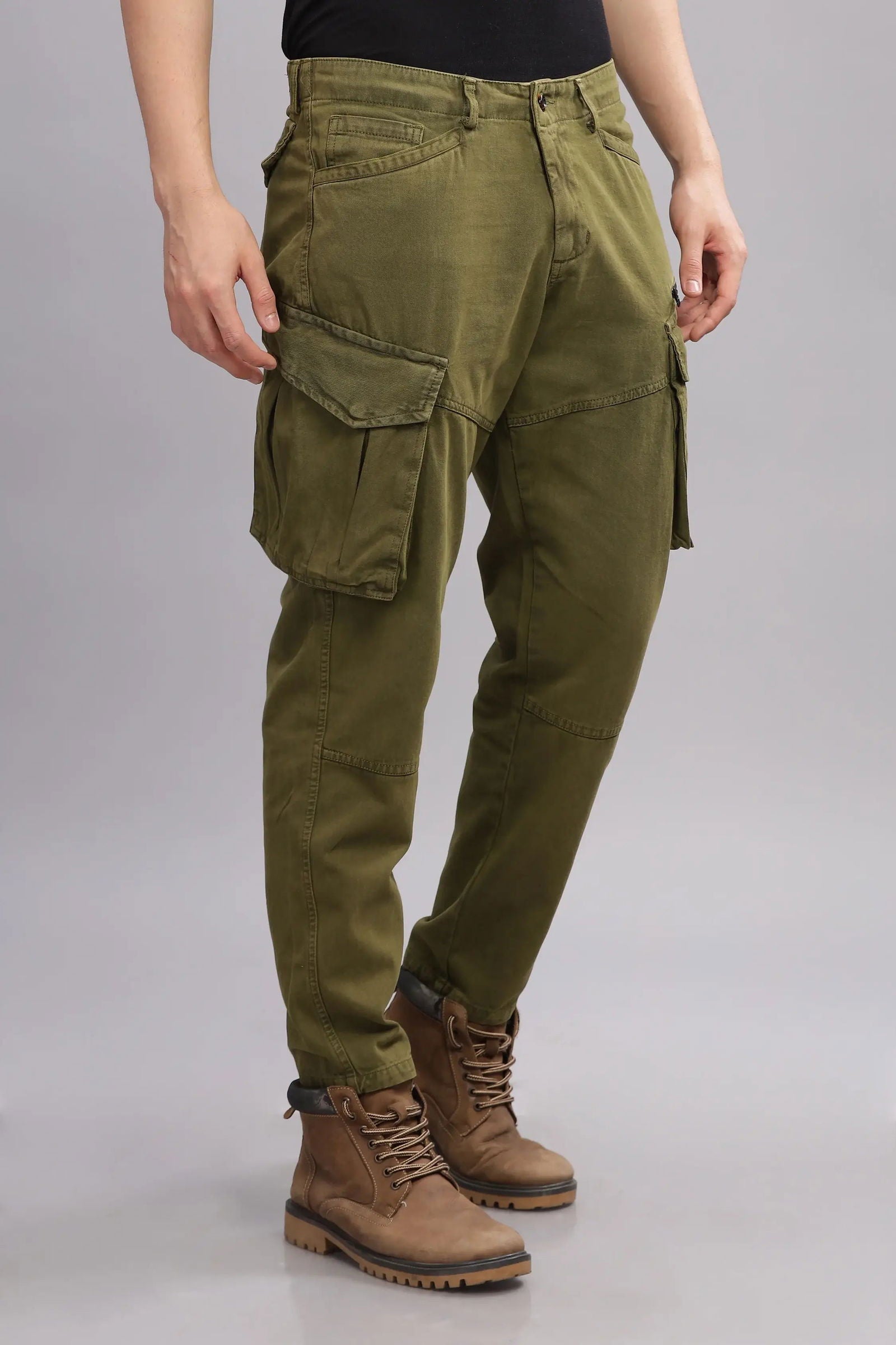 Outland Olive Cargo Pants - Three Days