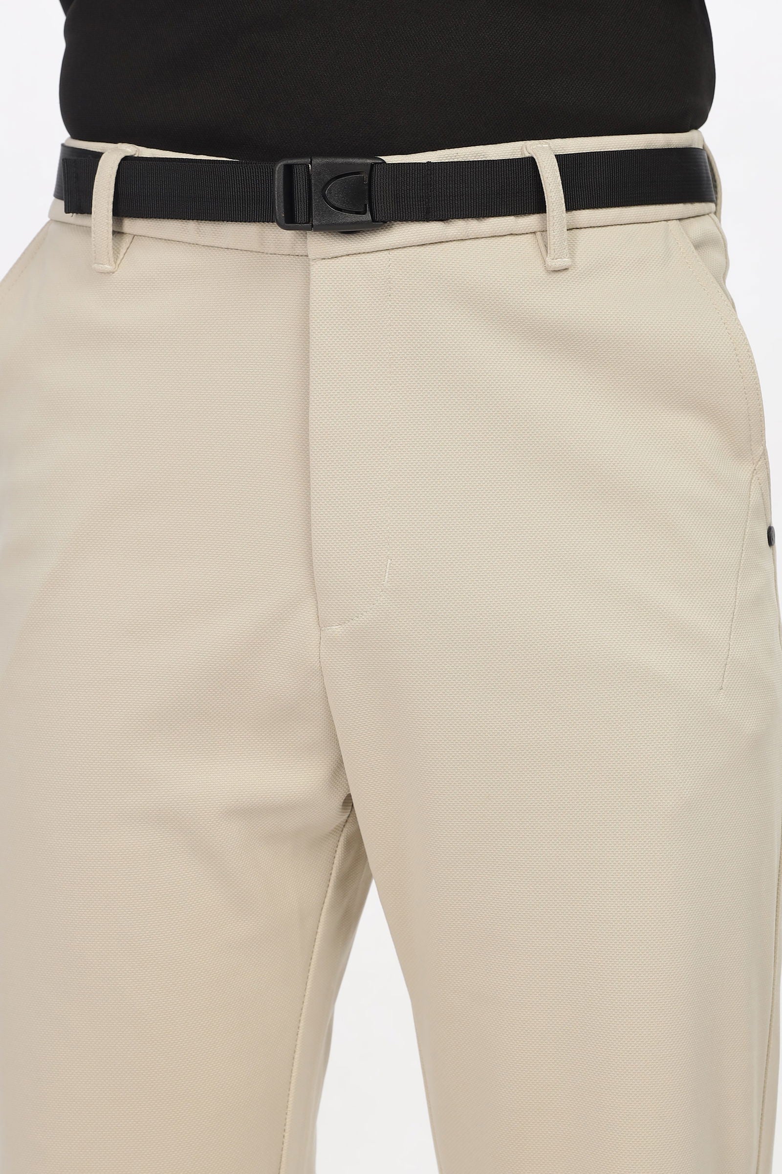 Power Stretch Beige Trouser - Three Days